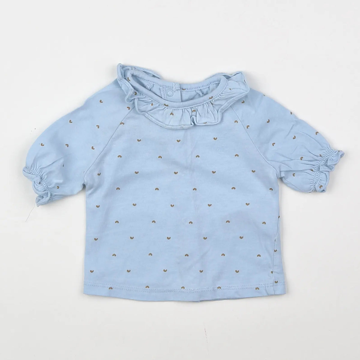 Vertbaudet - tee-shirt bleu - 3 mois