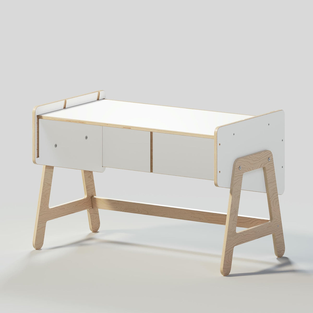 Étagère à jouets / Table + Bibliothèque enfant / Siège LILU