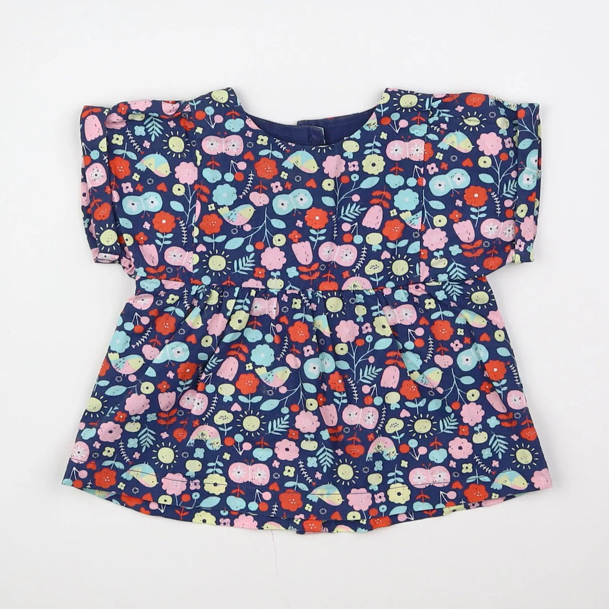 Vertbaudet - blouse multicolore - 9 mois