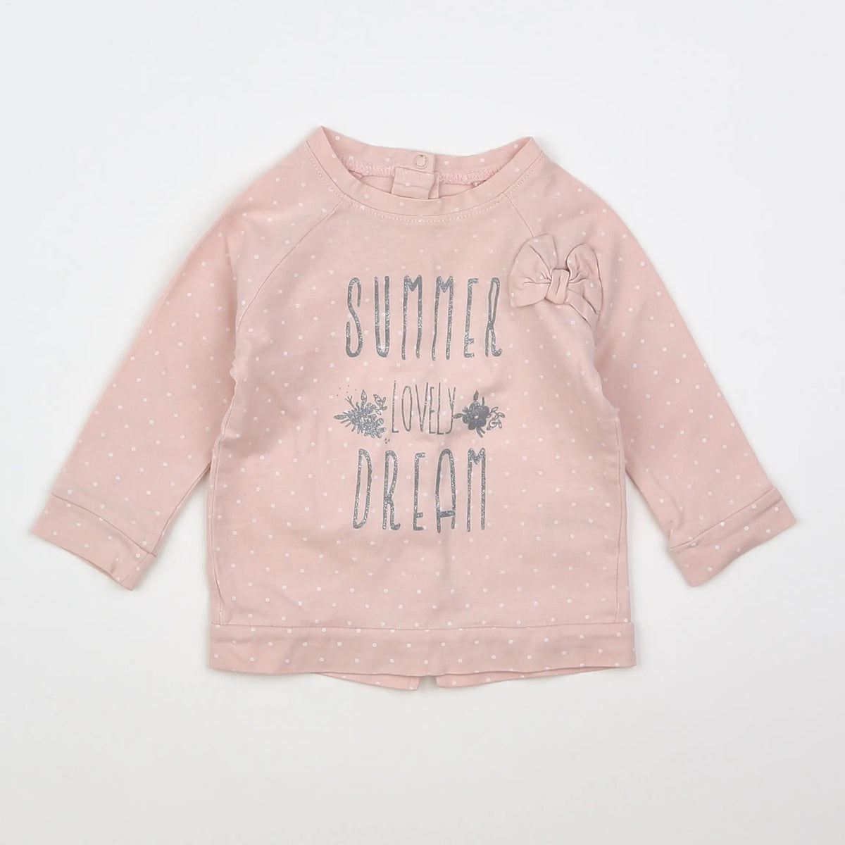 Vertbaudet - tee-shirt rose - 6 mois
