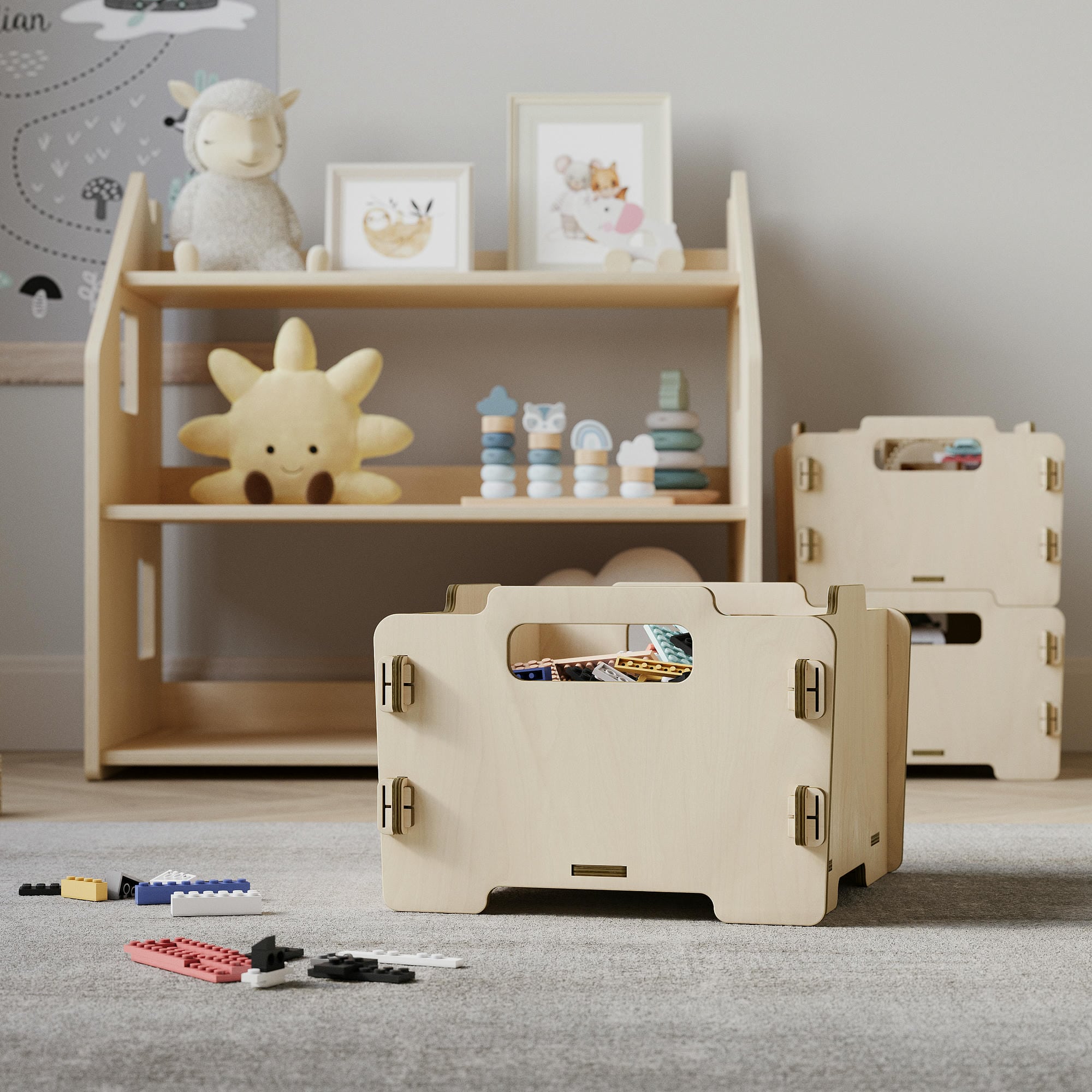 Boîte de rangement pour jouets