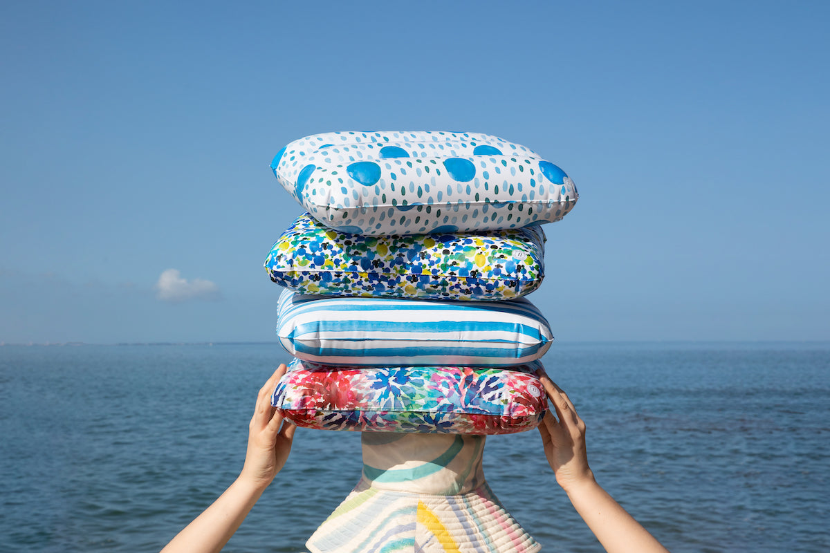 Coussin de plage Santorin - THE NICE FLEET