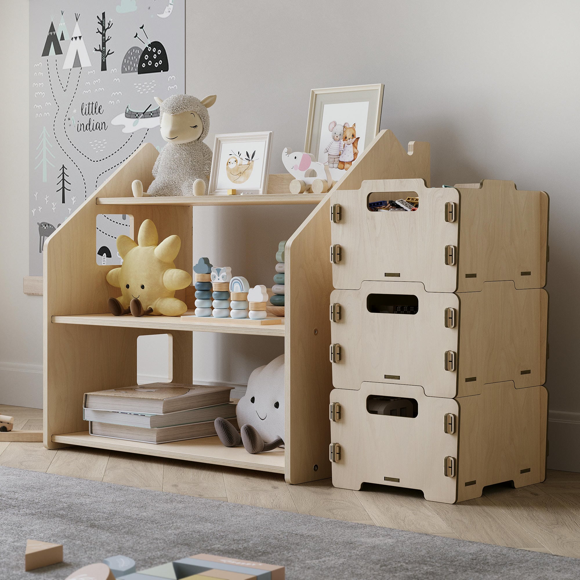 Boîte de rangement pour jouets