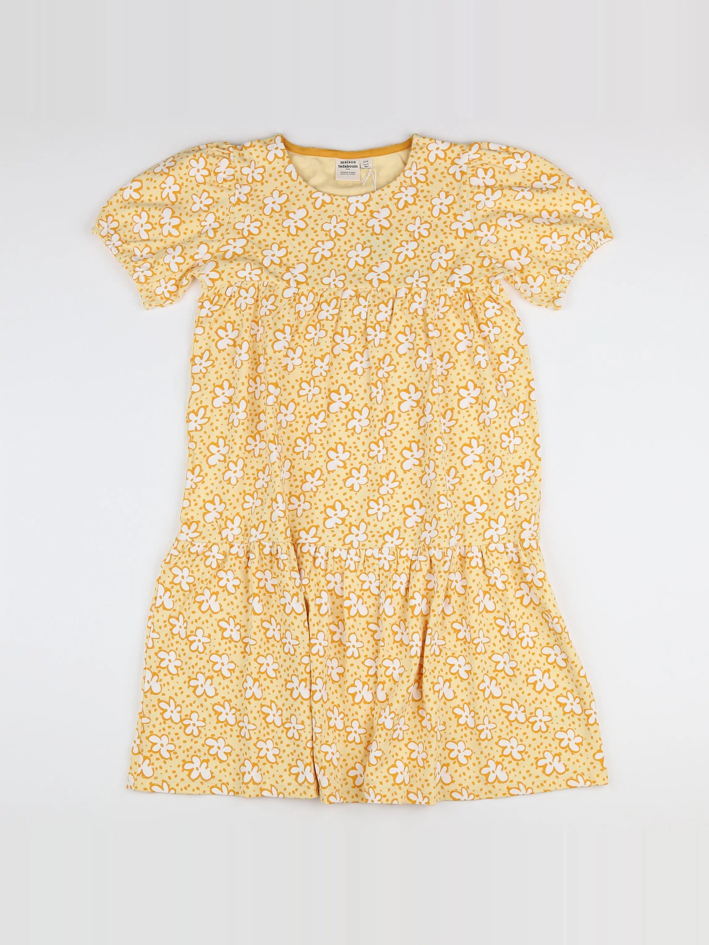 Maison Tadaboum - robe jaune (neuf) - 6 mois