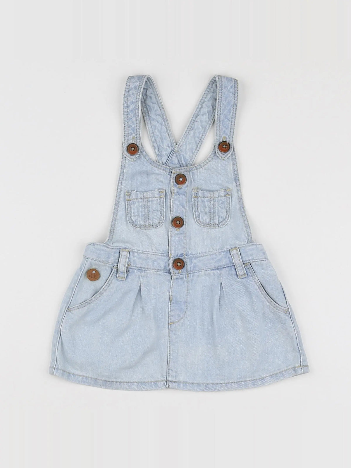 Zara - robe bleu - 9/12 mois