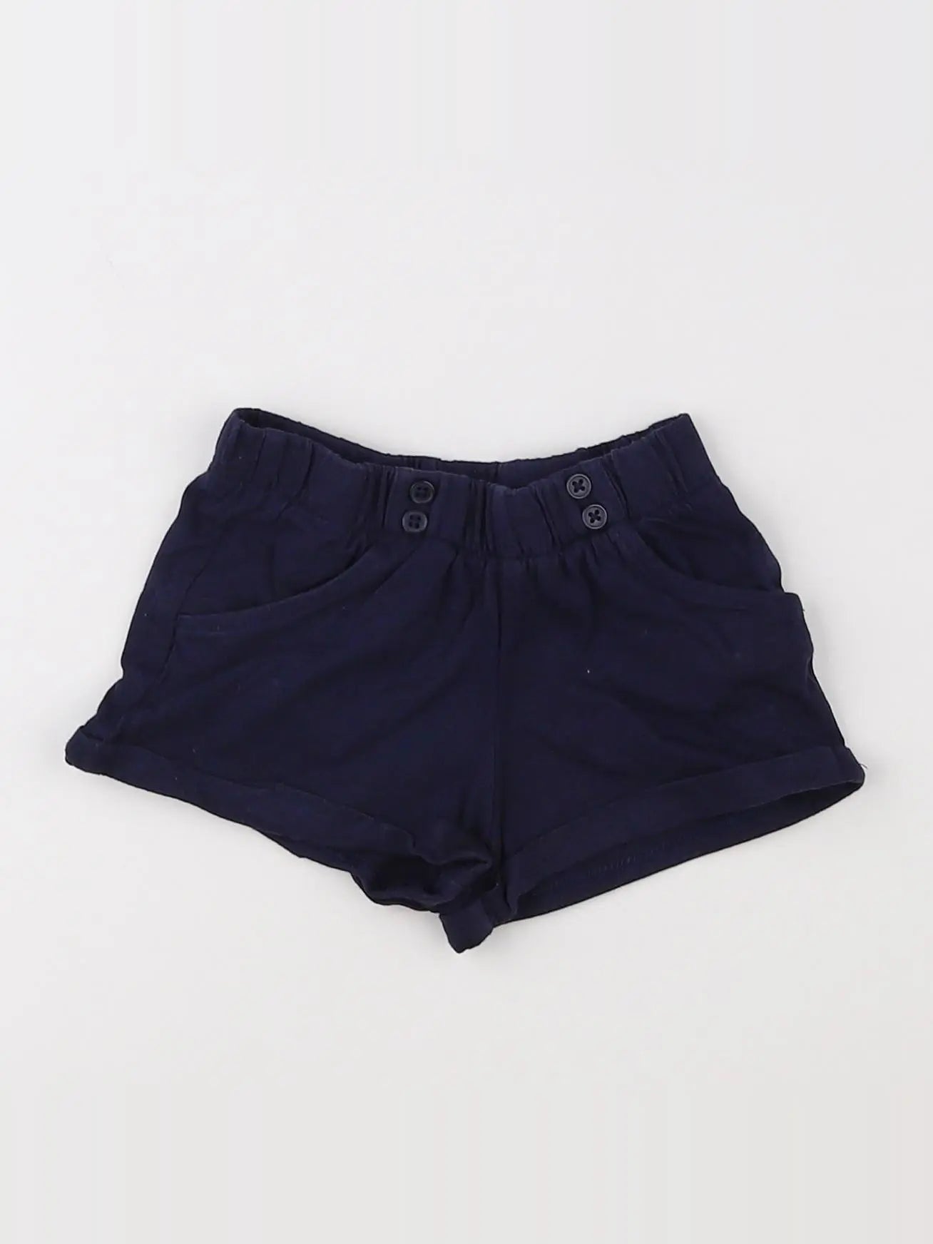 Boutchou - short bleu - 12 mois