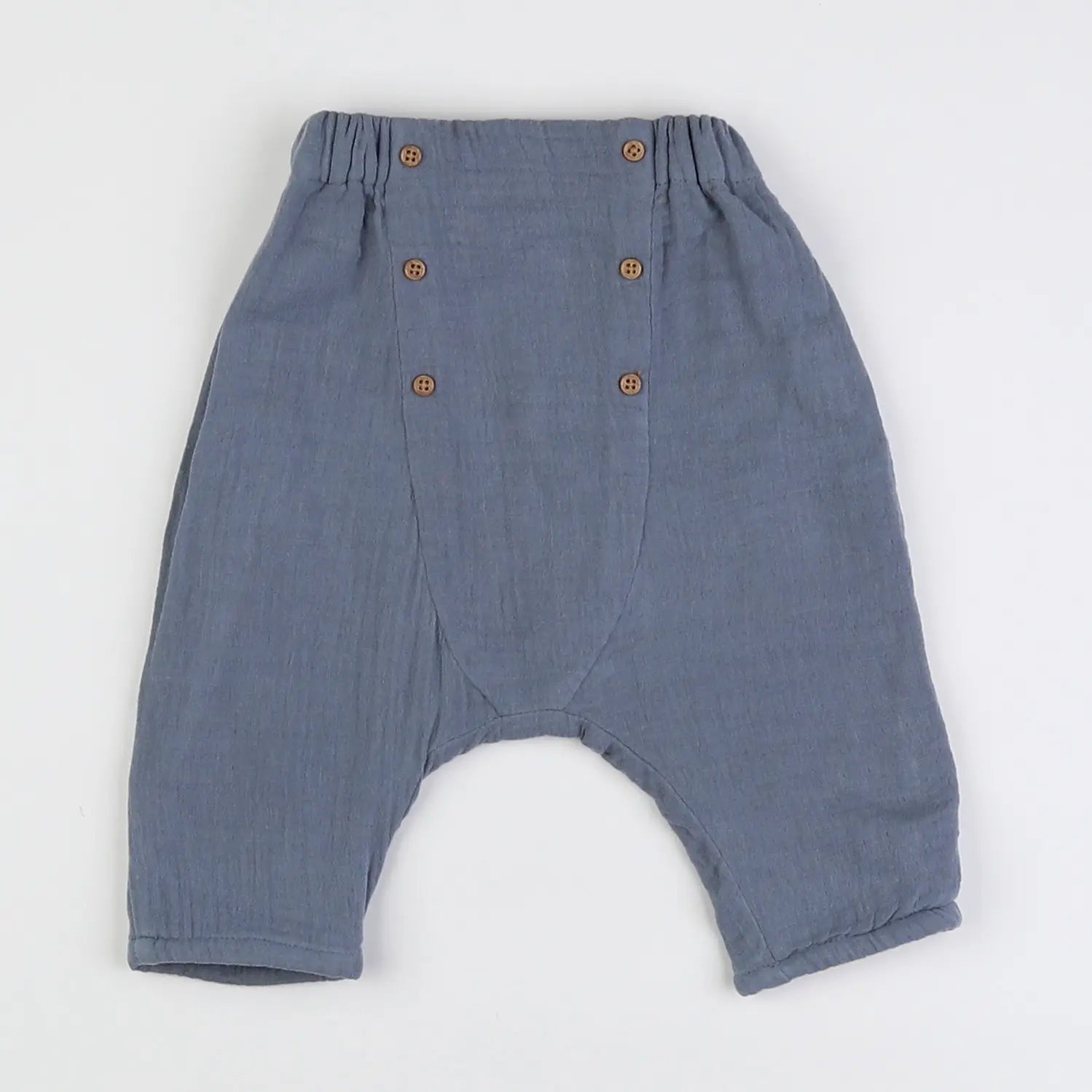 Vertbaudet - pantalon bleu - 3 mois