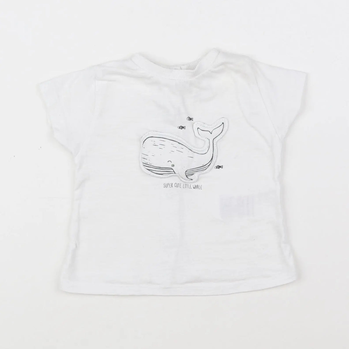 Vertbaudet - tee-shirt blanc - 3 mois