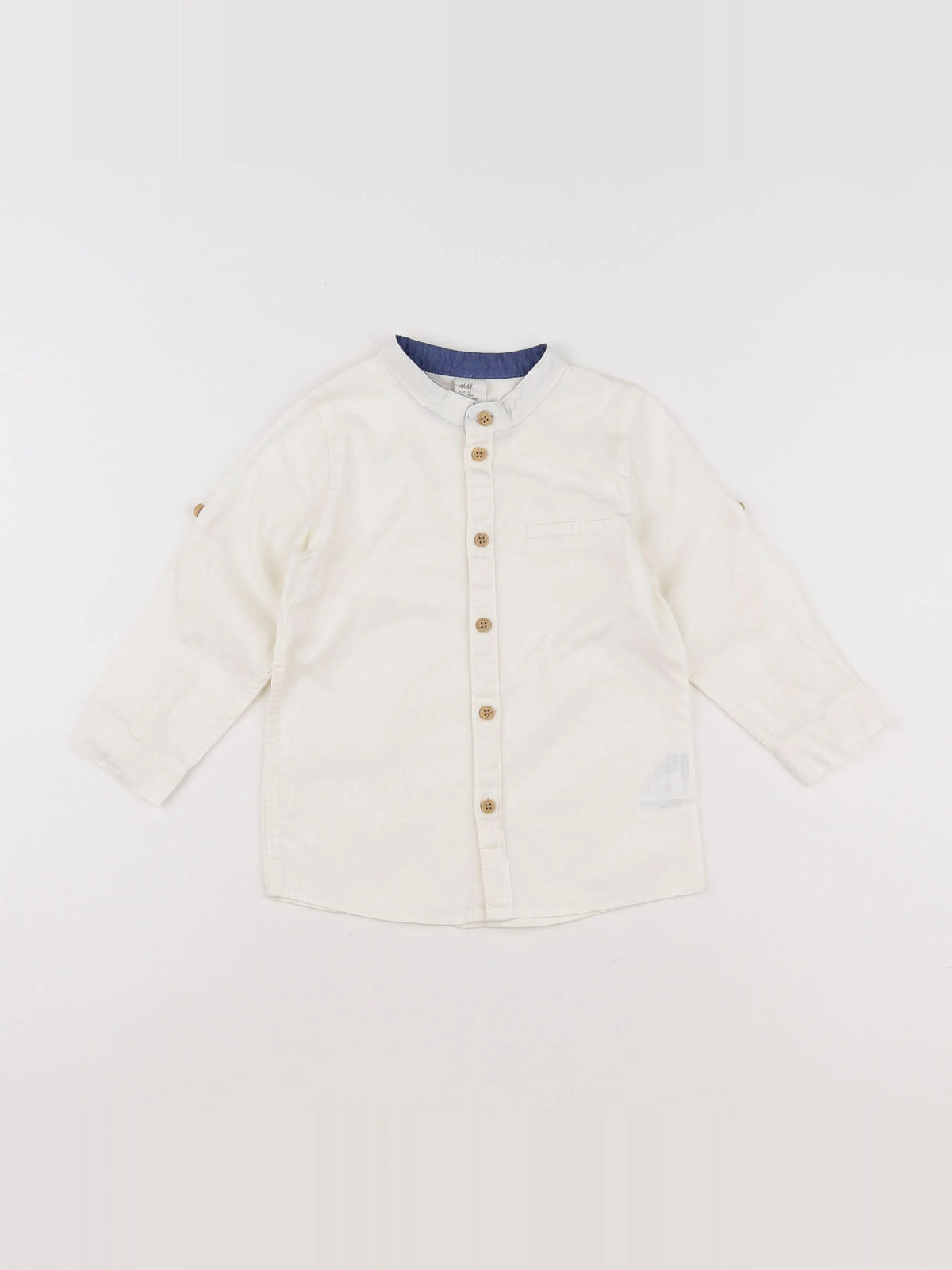 H&M - chemise blanc - 12/18 mois