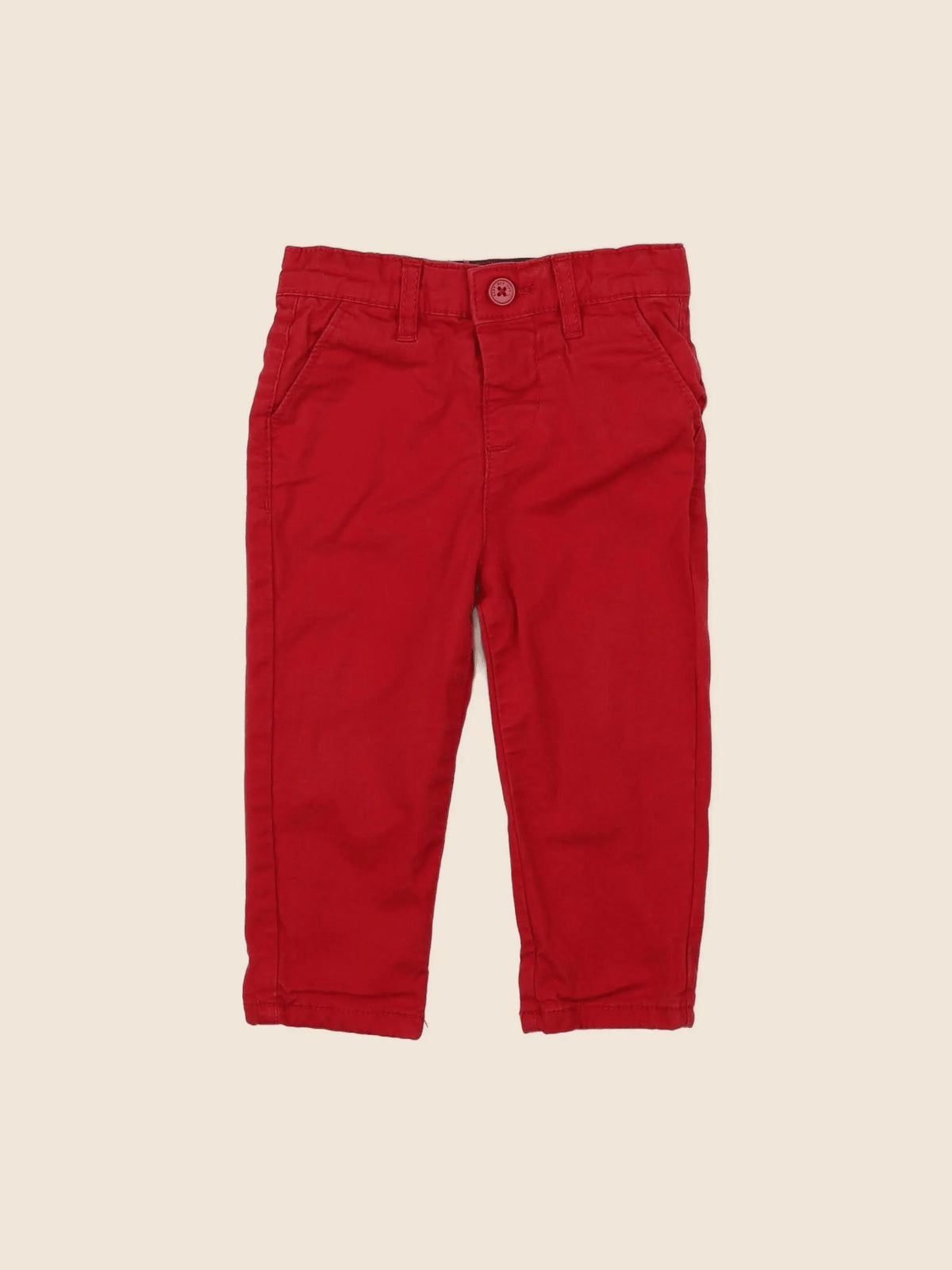 Tape à l'oeil - pantalon rouge - 12 mois