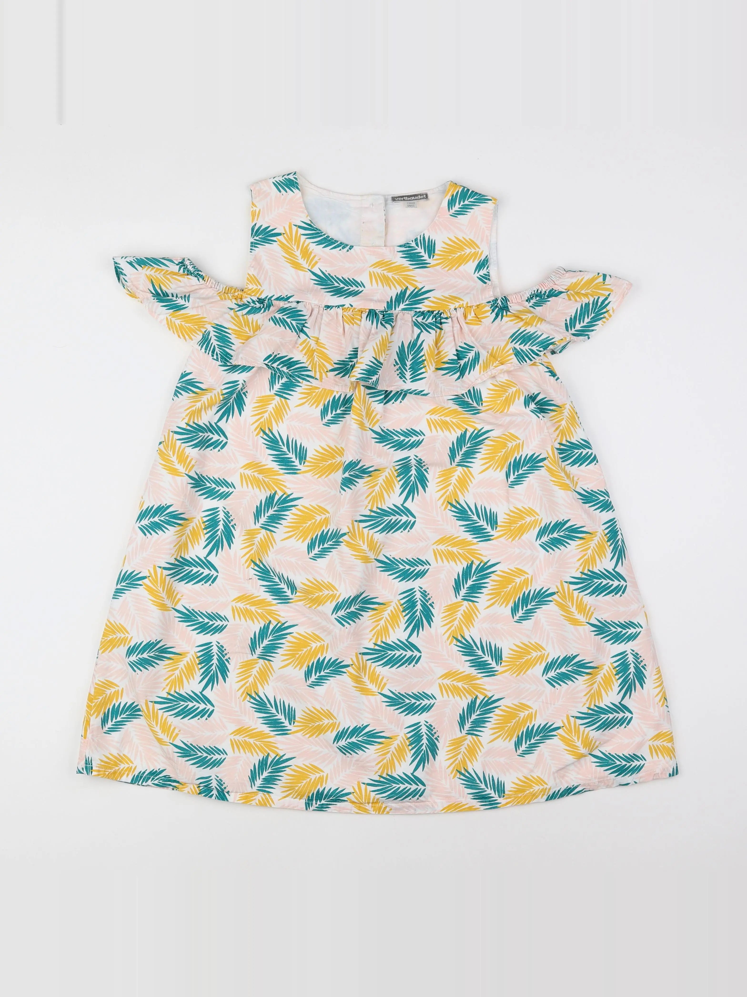 Vertbaudet - robe multicolore - 9 ans