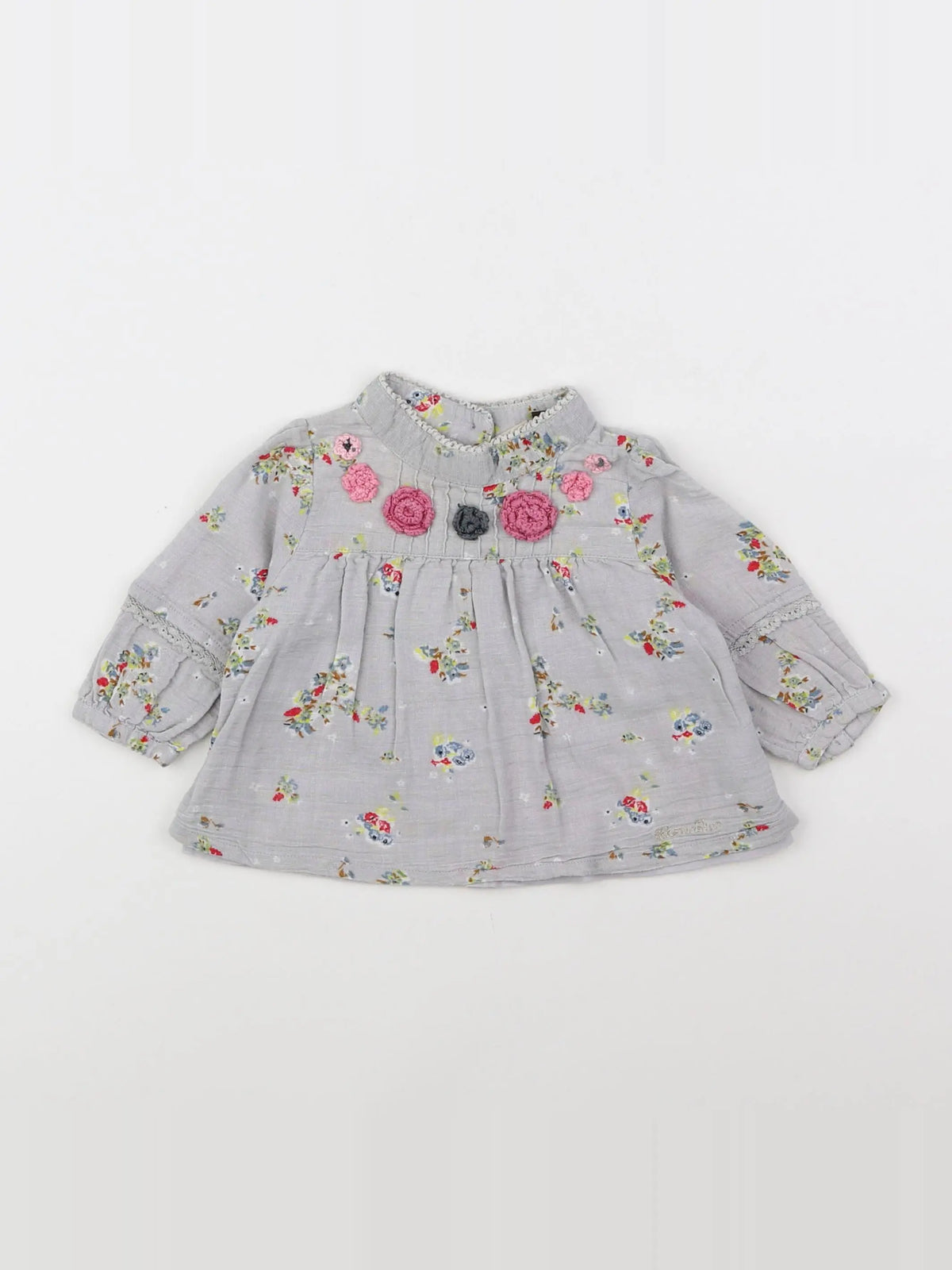IKKS - blouse multicolore, bleu - 6 mois