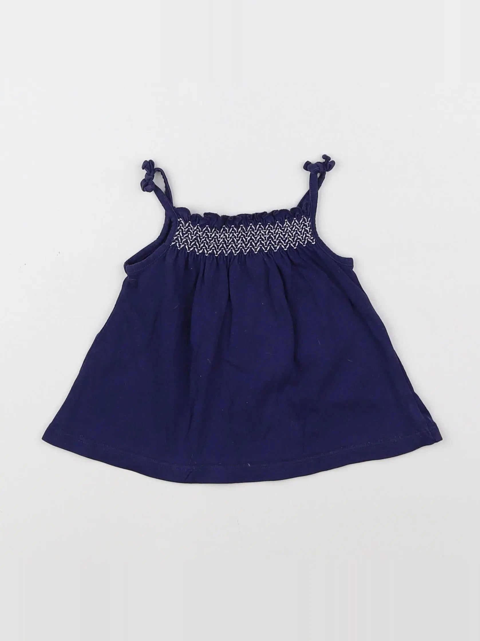Boutchou - débardeur bleu - 6 mois