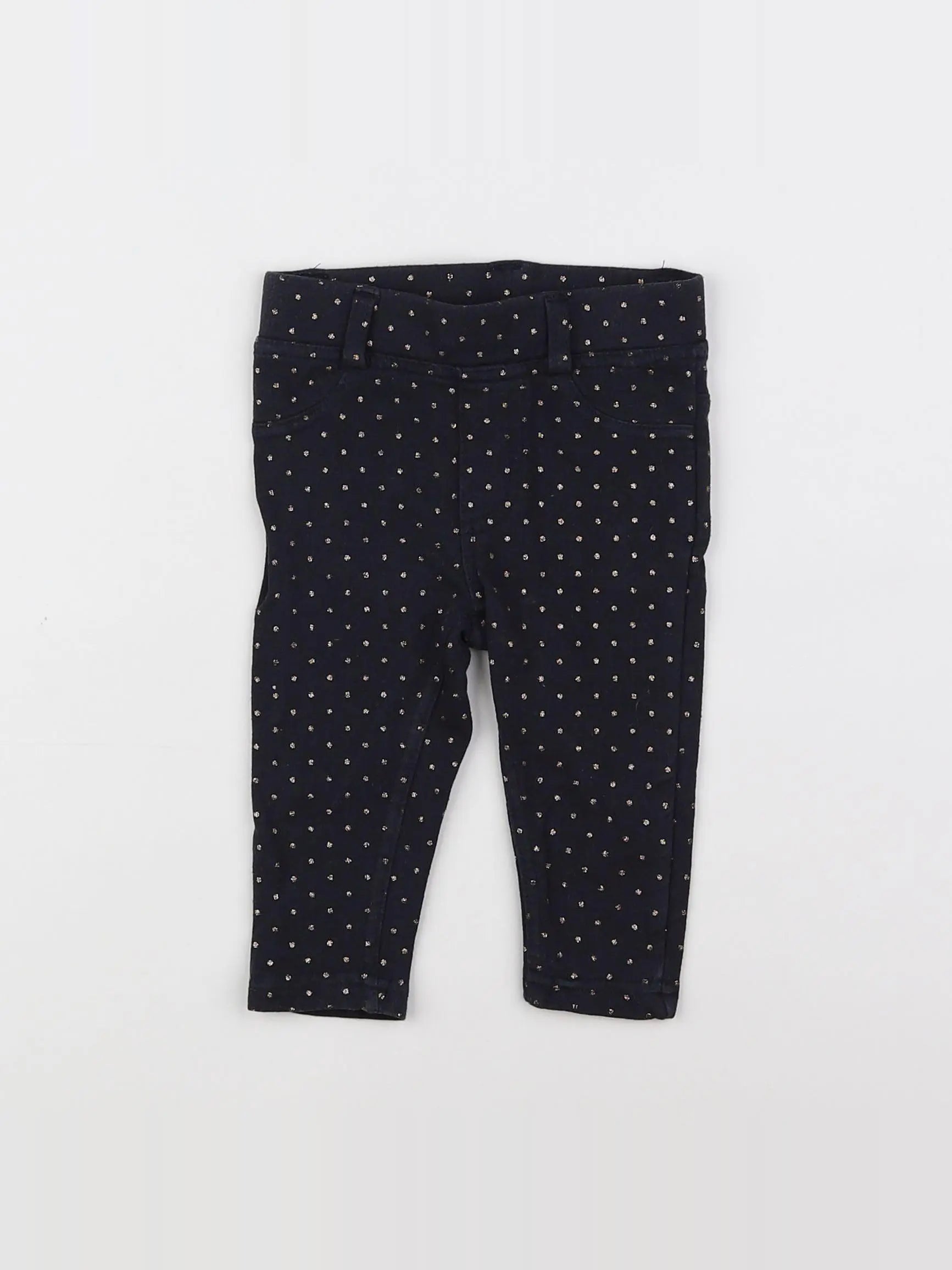Boutchou - jegging noir - 6 mois
