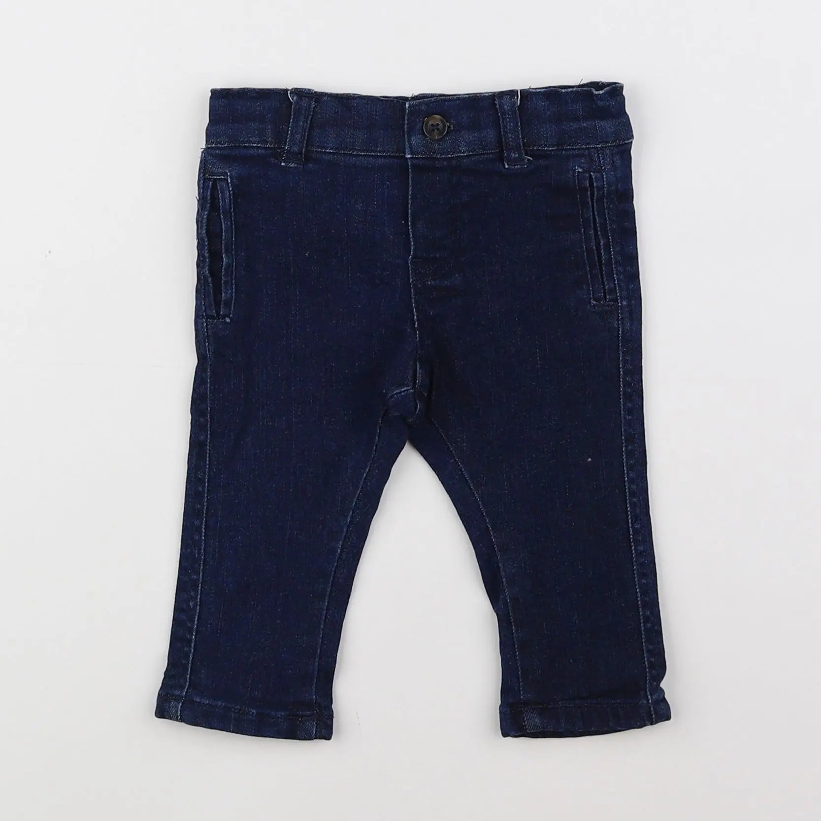 Vertbaudet - jean bleu - 3 mois