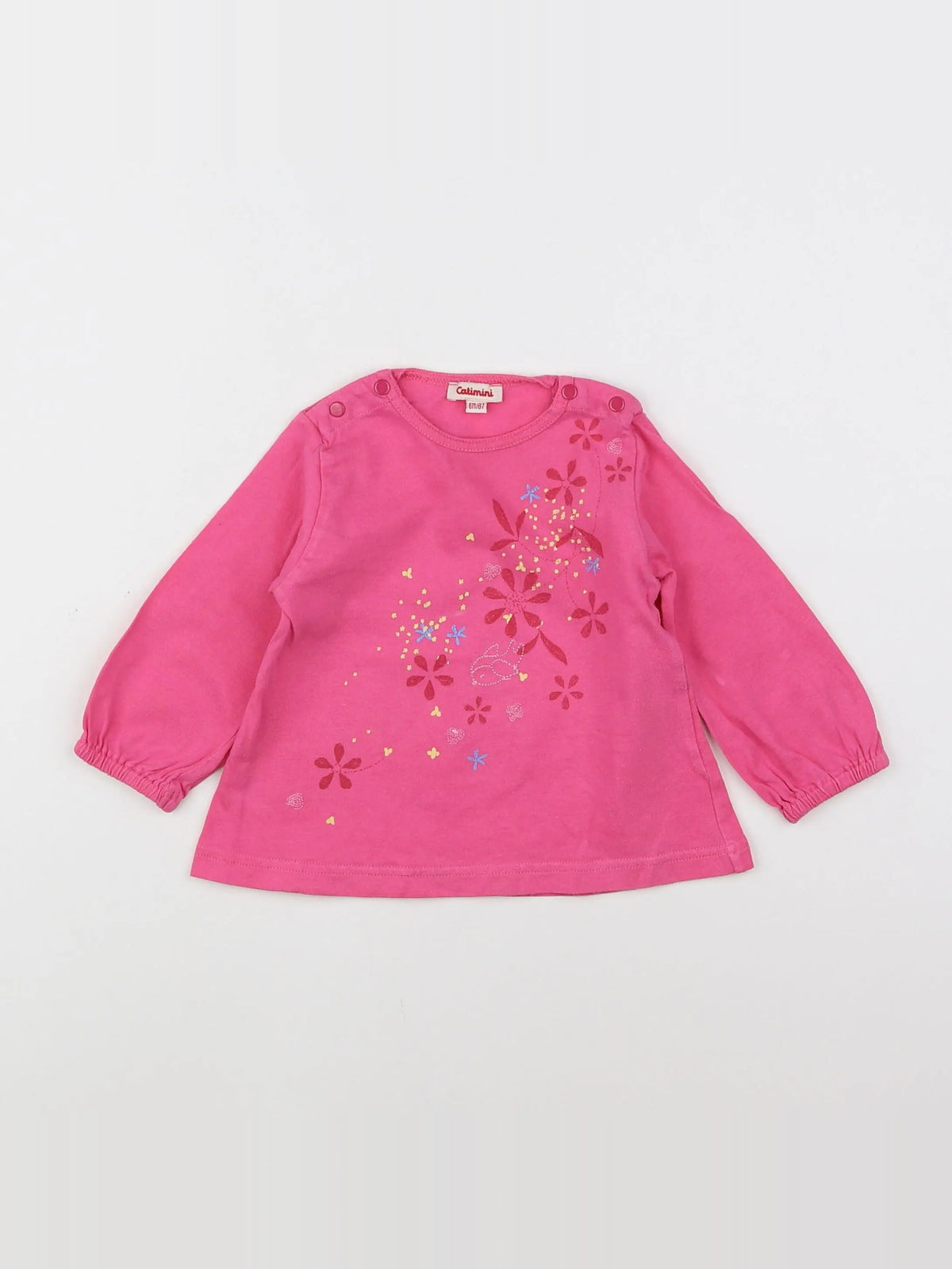 Catimini - tee-shirt rose - 6 mois