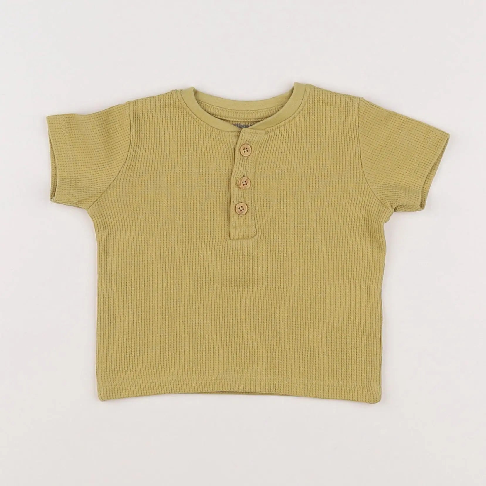 Vertbaudet - tee-shirt jaune - 6 mois