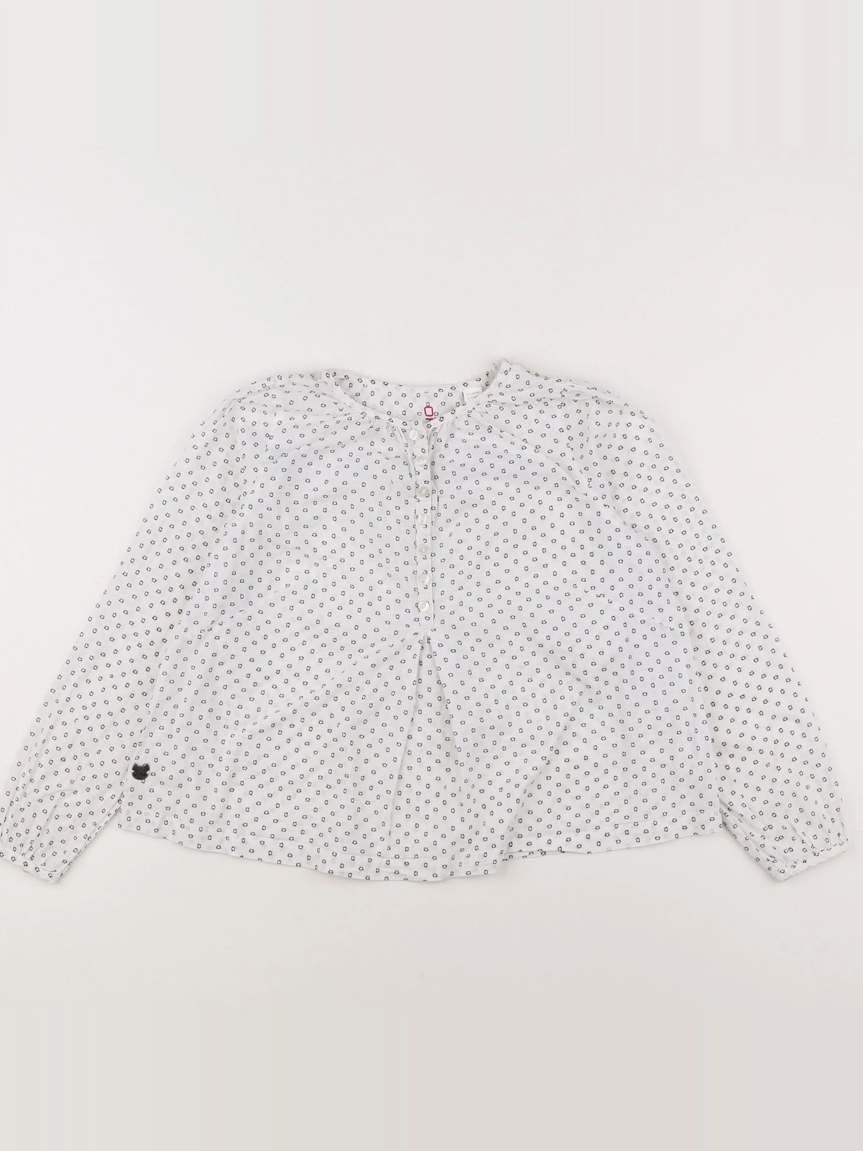 Okaidi - blouse blanc - 6 ans