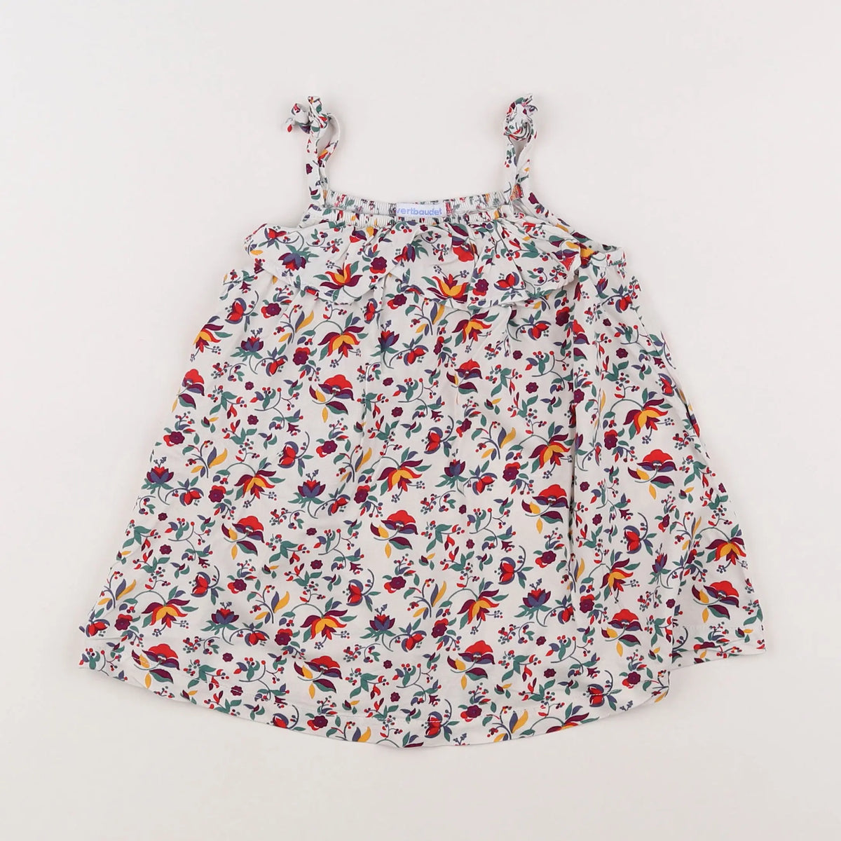 Vertbaudet - robe multicolore - 18 mois