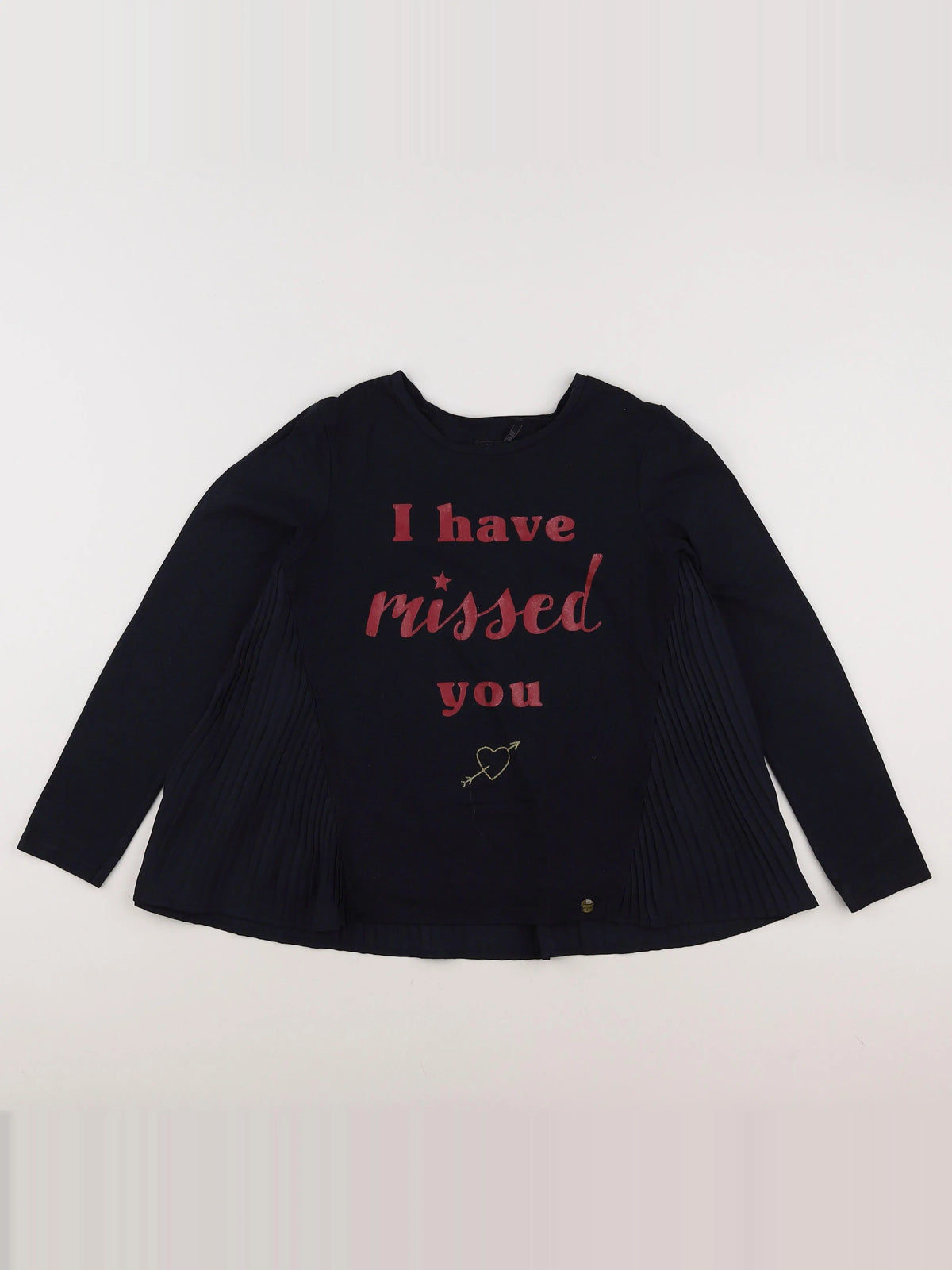 IKKS - tee-shirt bleu, rose - 10 ans