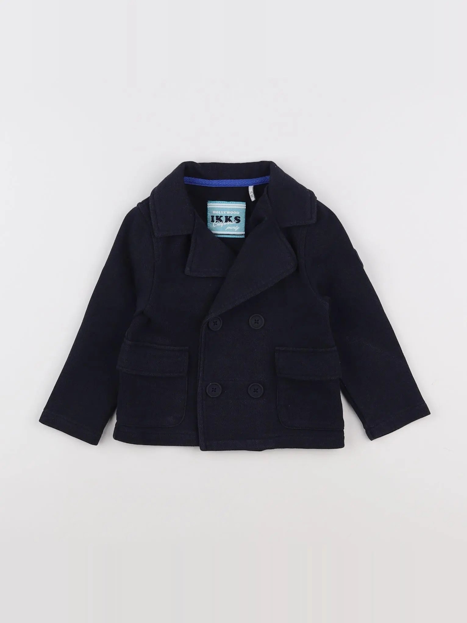 IKKS - veste imprimé au dos bleu - 2 ans