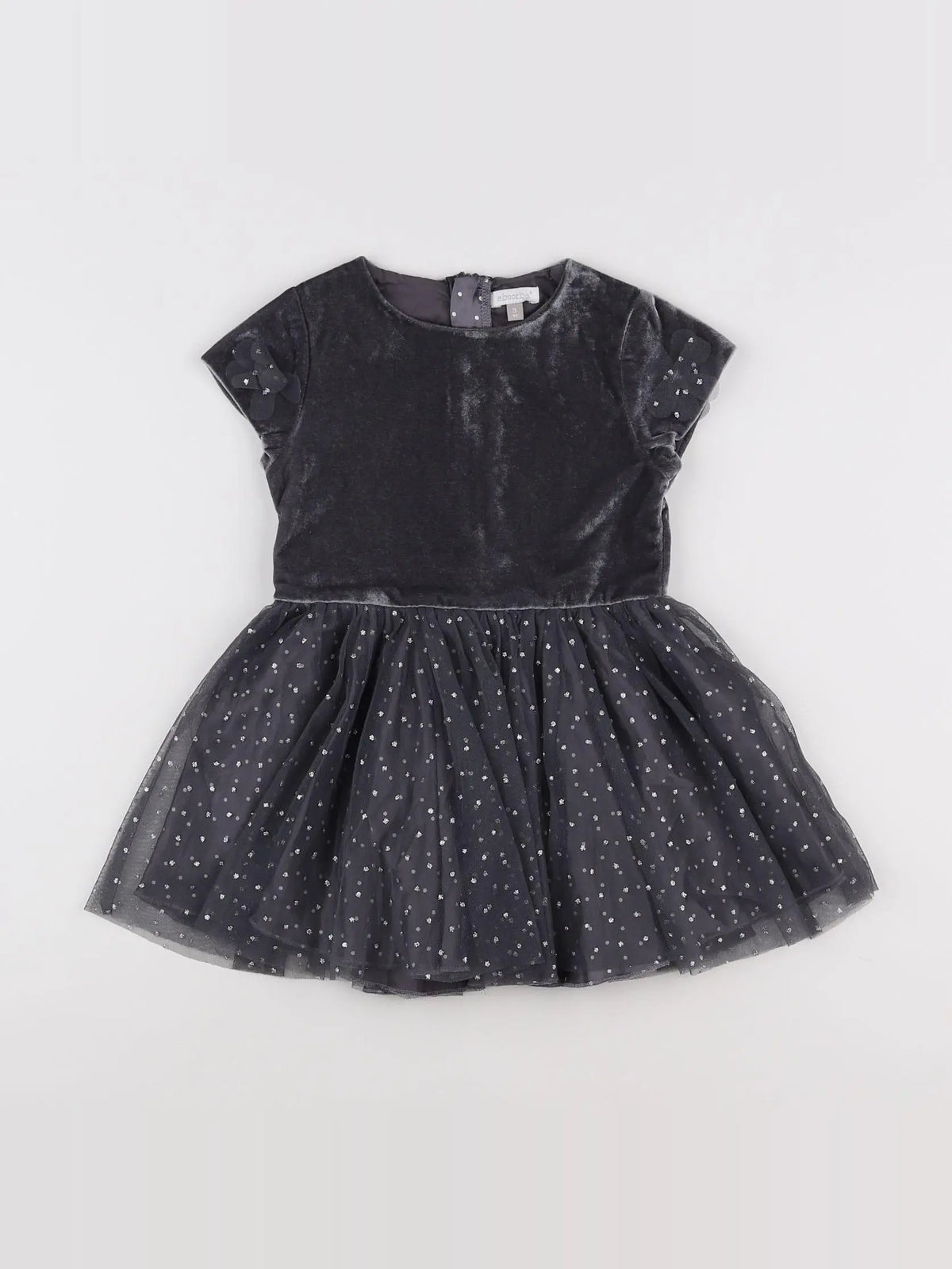 Absorba - robe gris, argent - 2 ans