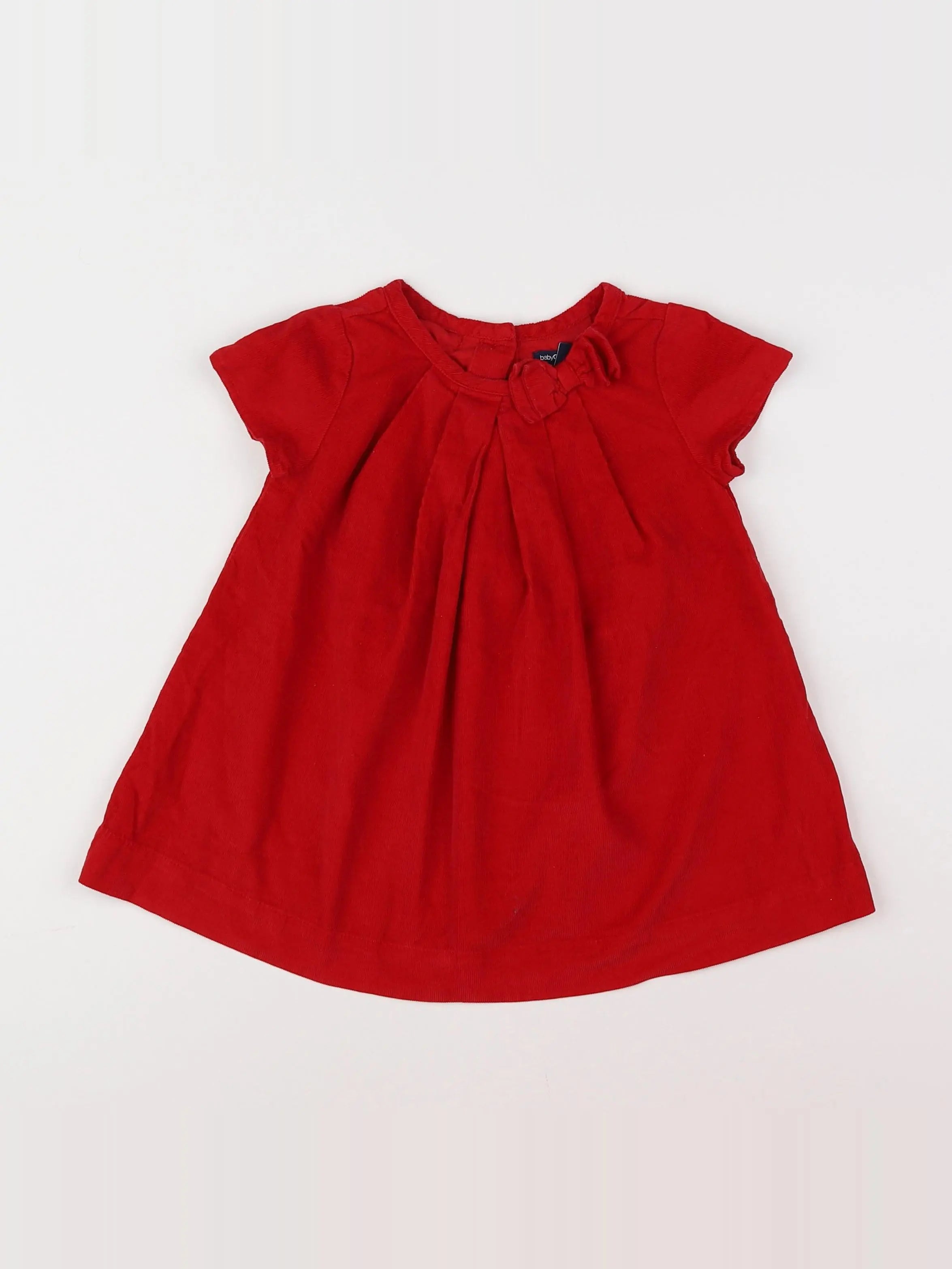 GAP - robe rouge - 12/18 mois