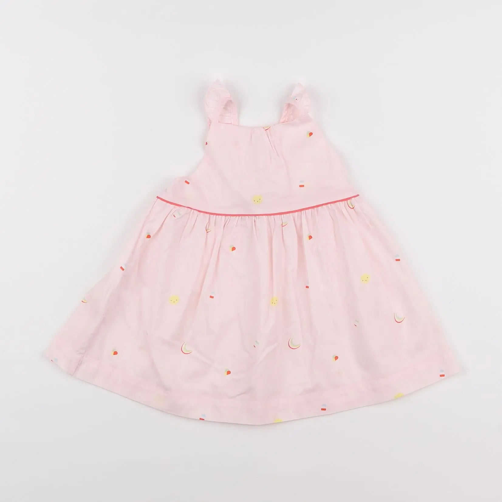 Vertbaudet - robe rose - 9 mois