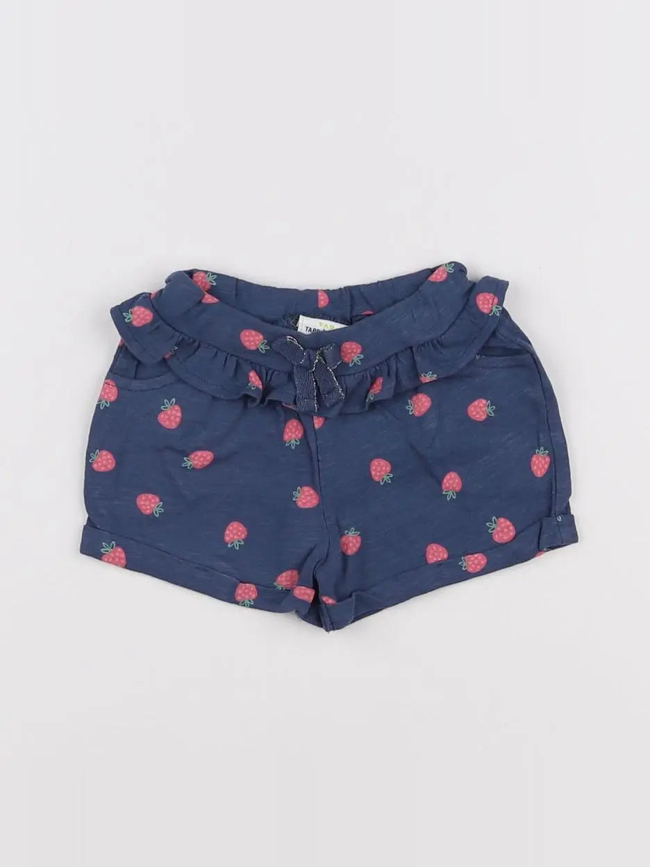 Tape à l'oeil - short bleu, rose - 6 mois
