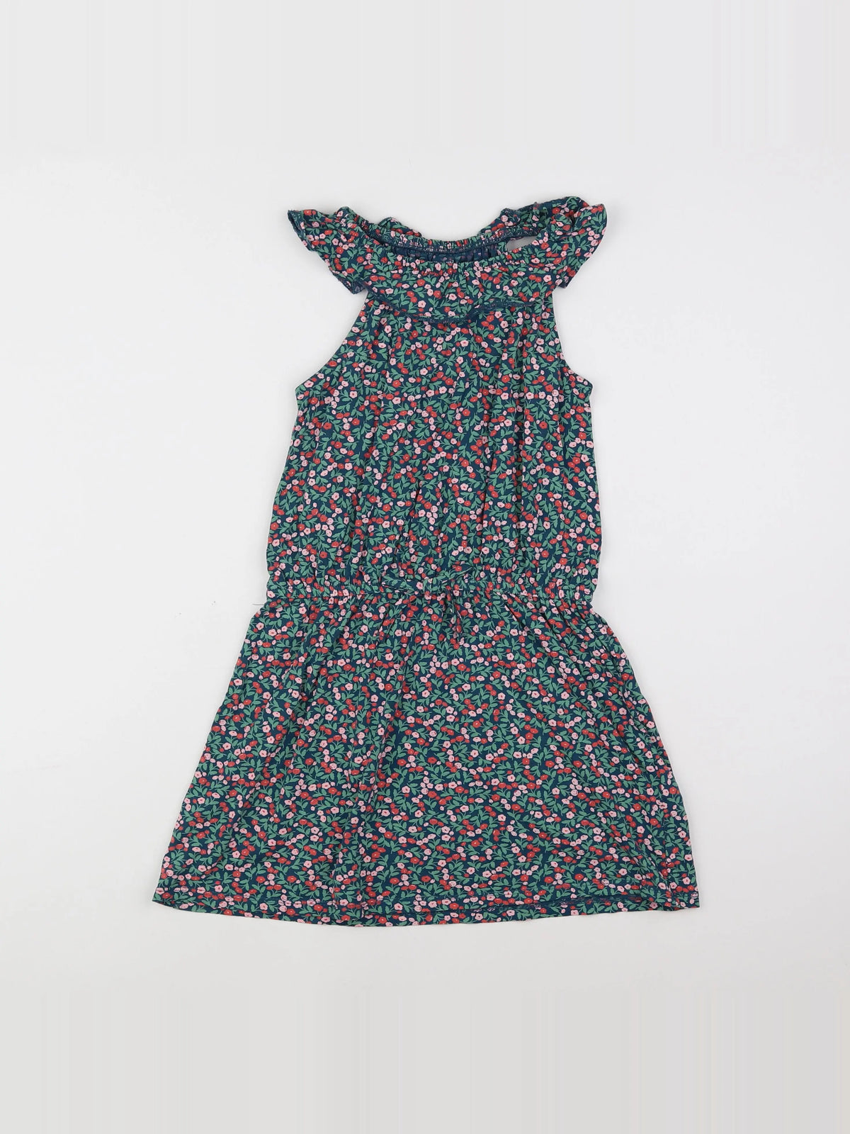 Vertbaudet - robe multicolore - 8 ans