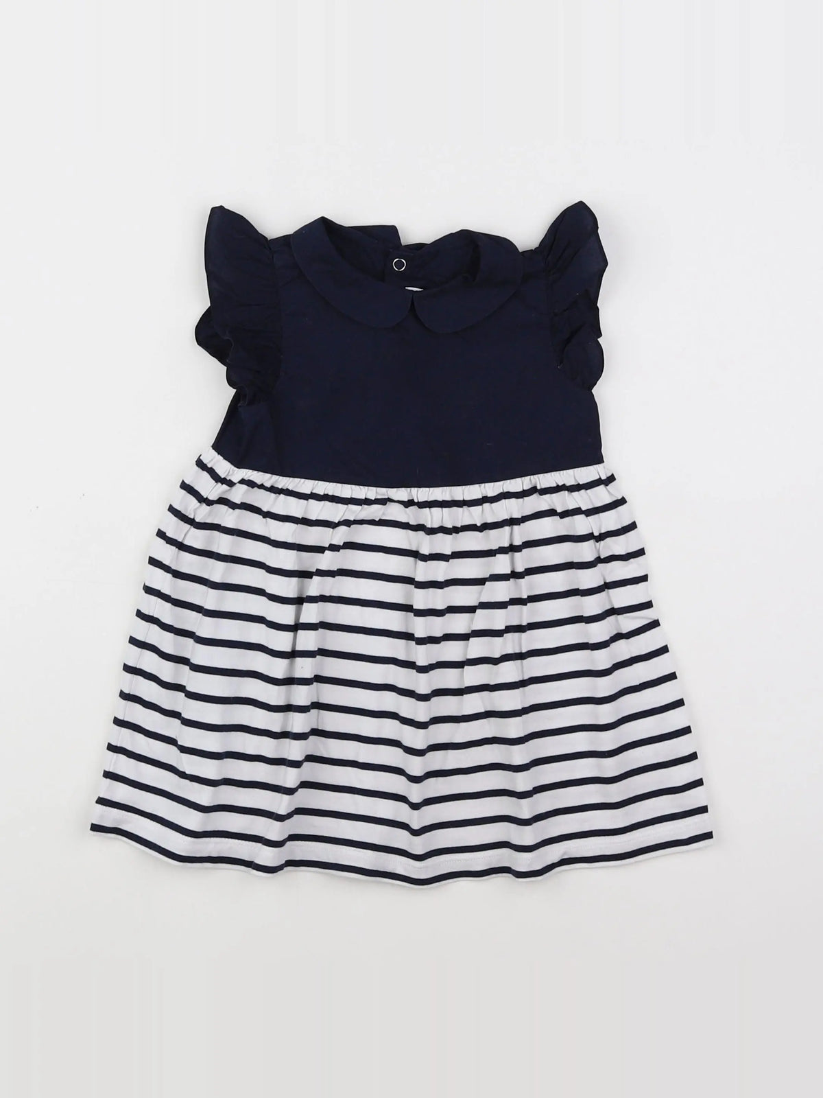 Jacadi - robe bleu, blanc - 18 mois