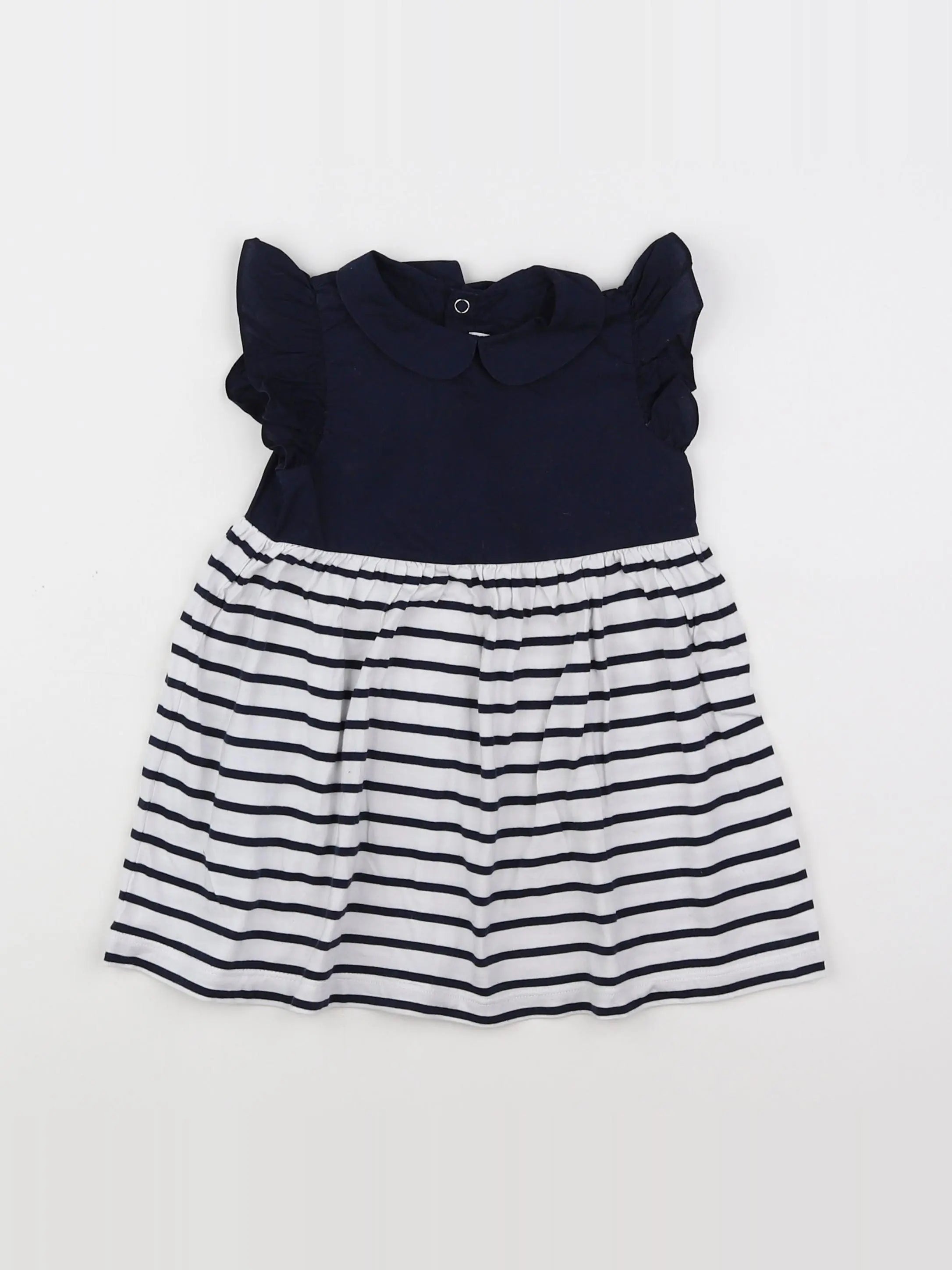 Jacadi - robe bleu, blanc - 18 mois
