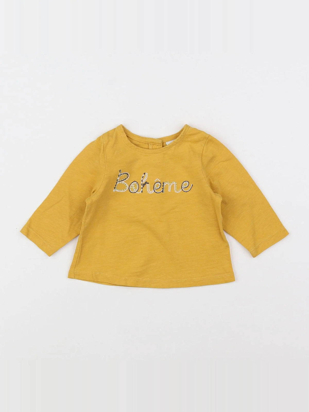 Tape à l'oeil - tee-shirt jaune, or - 3 mois