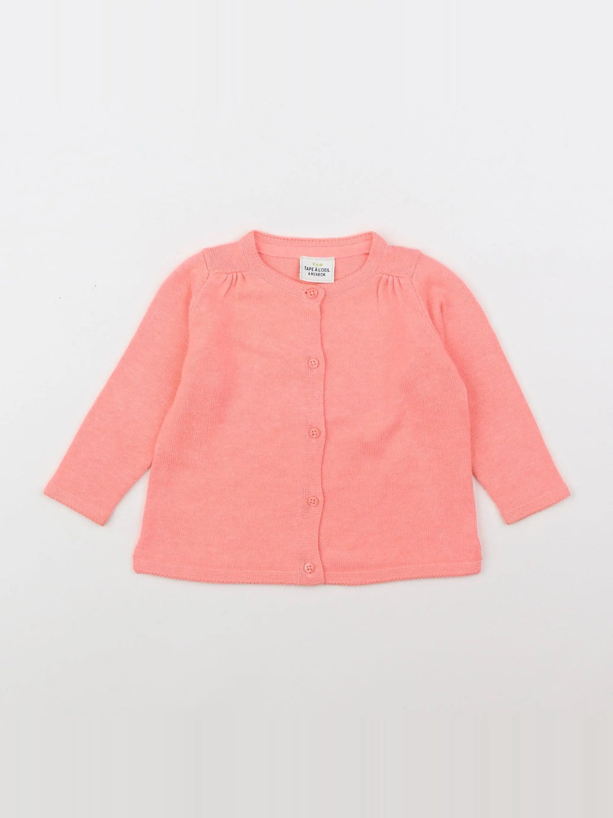 Tape à l'oeil - gilet orange - 6 mois