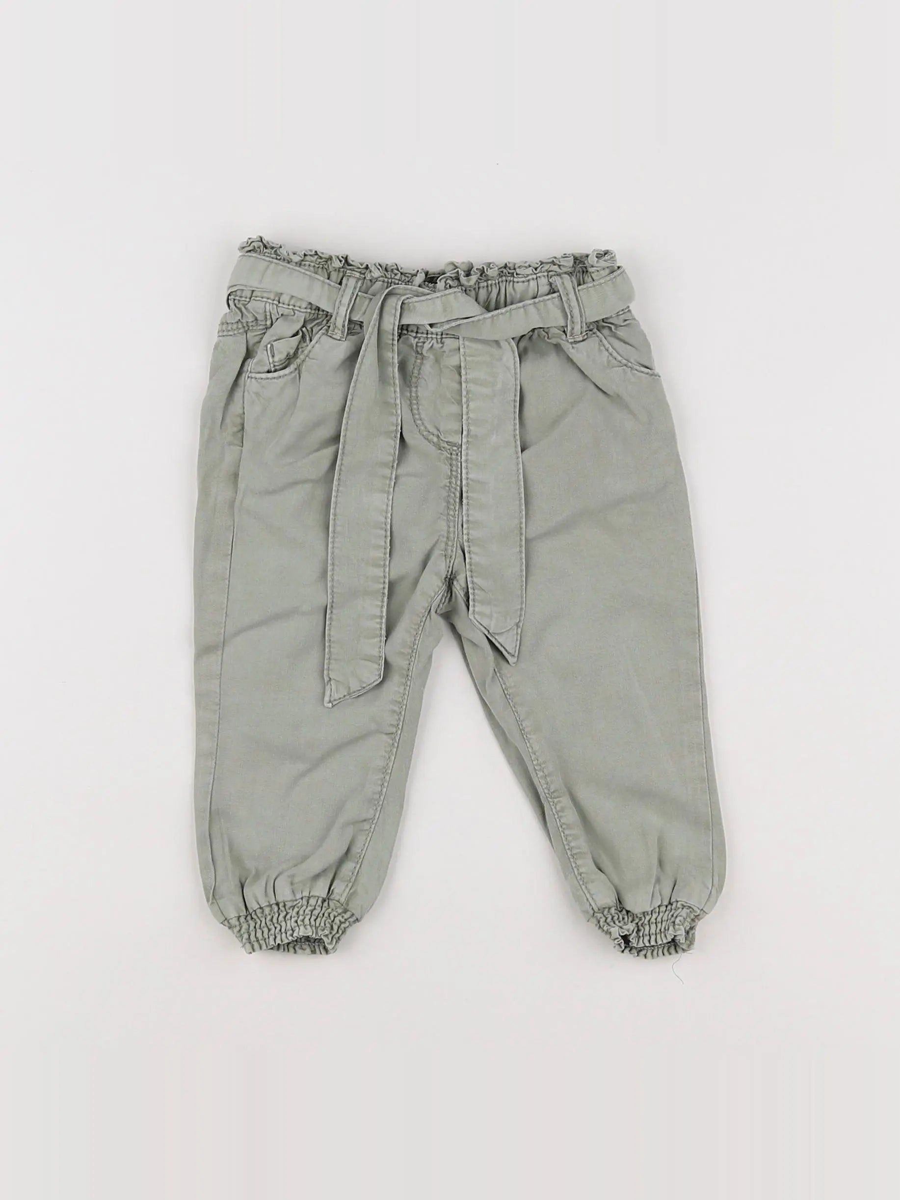 Tape à l'oeil - pantalon vert - 9 mois