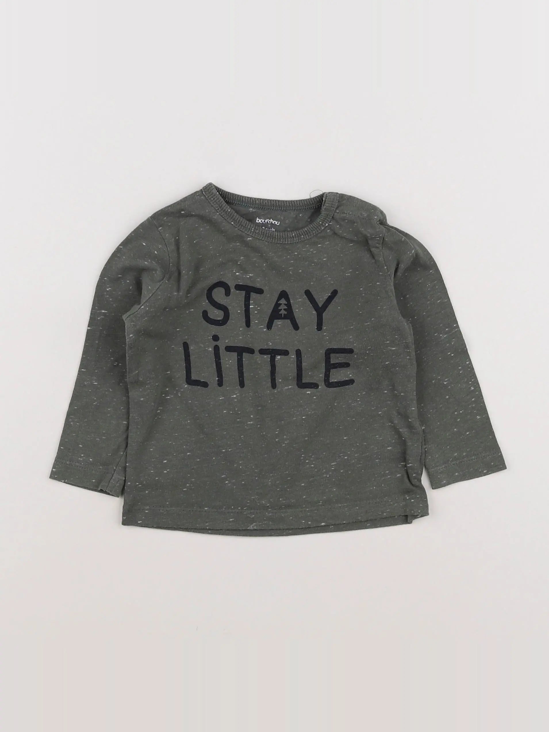 Boutchou - tee-shirt vert - 12 mois