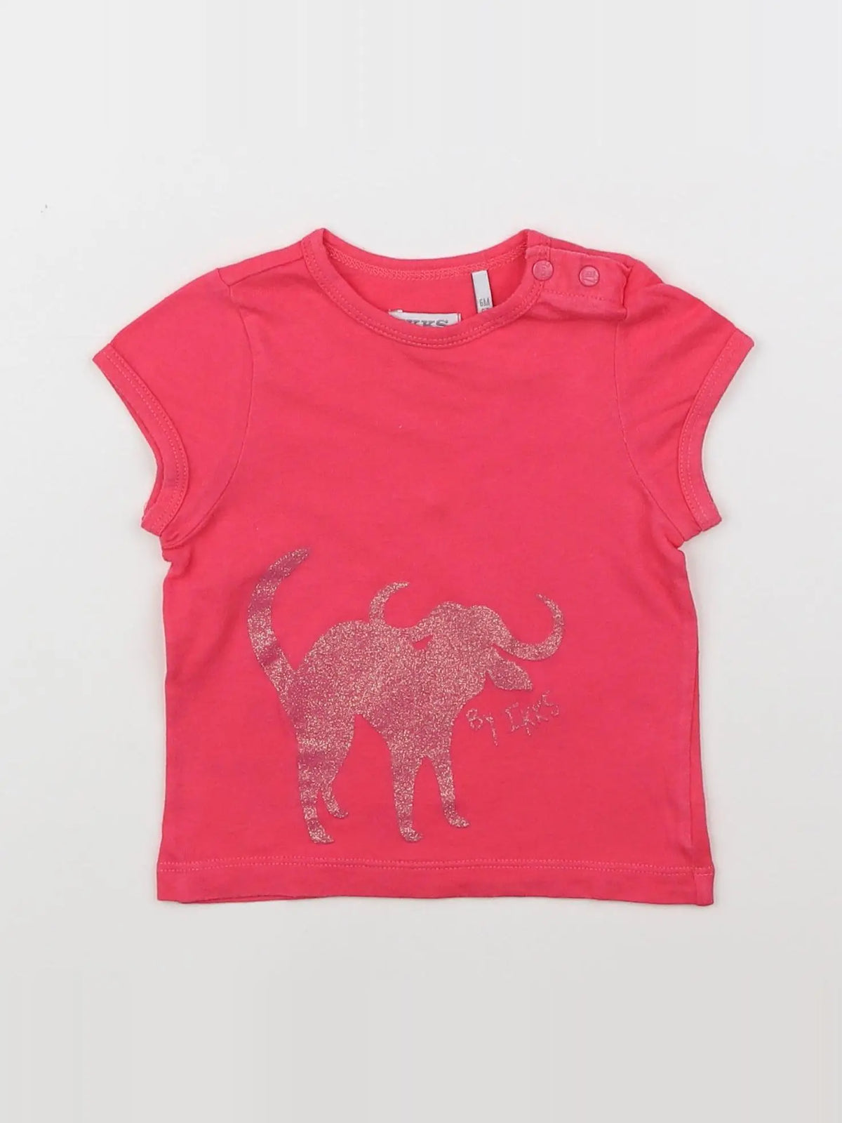 IKKS - tee-shirt rose - 6 mois