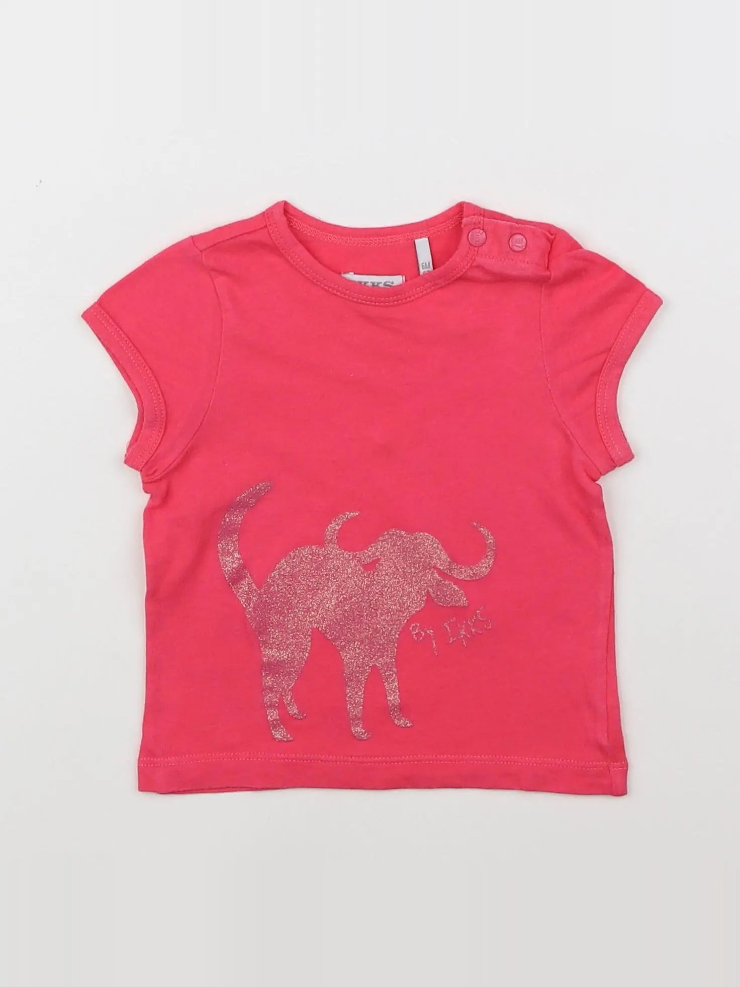 IKKS - tee-shirt rose - 6 mois