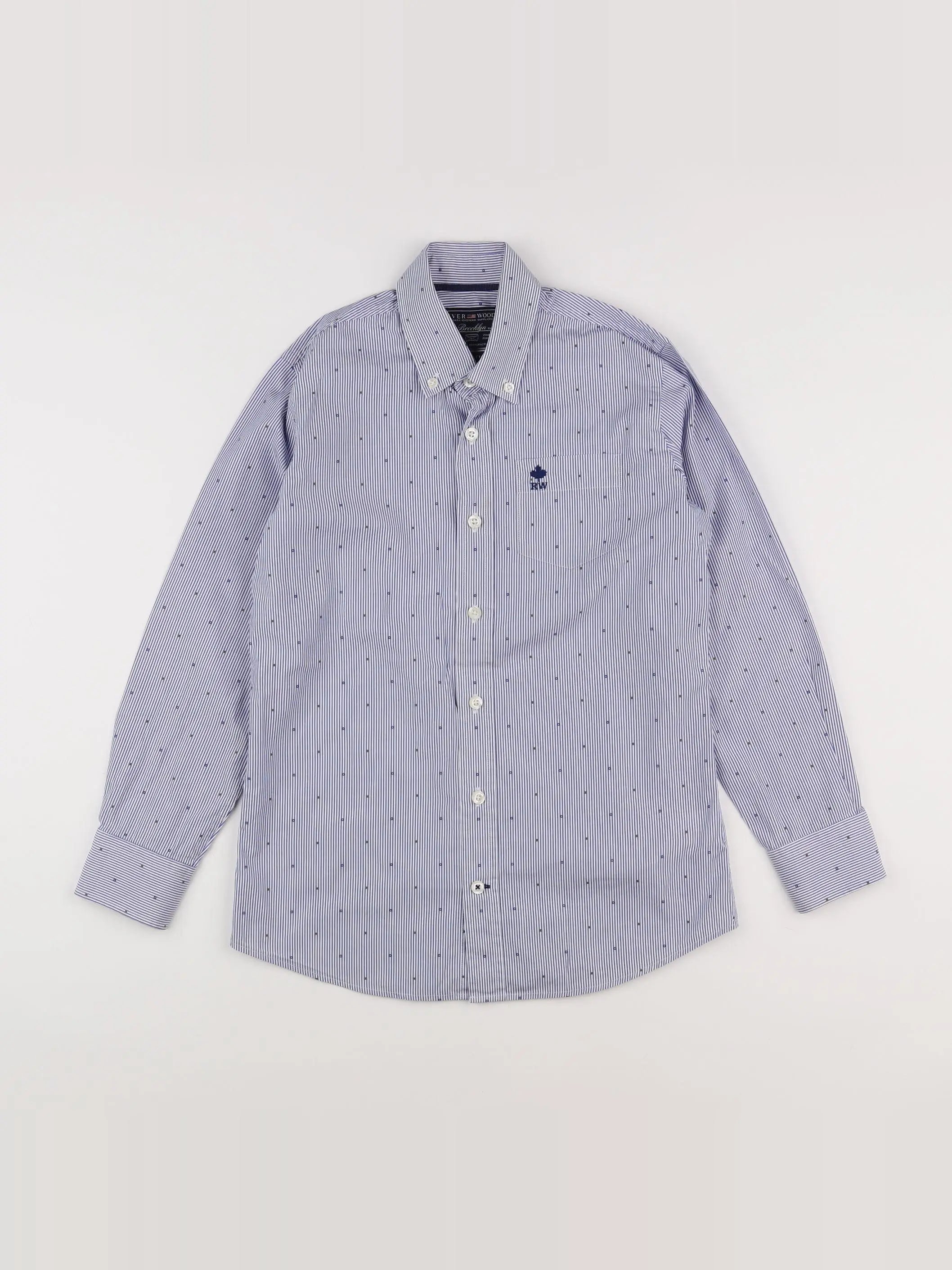 River Woods - chemise bleu - 10 ans