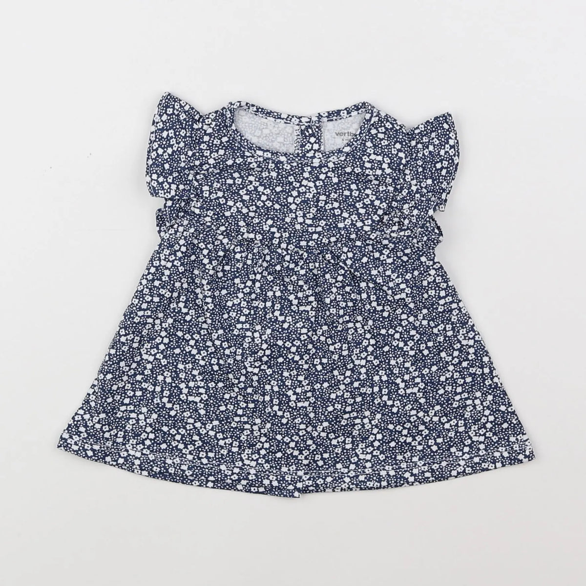Vertbaudet - blouse bleu - 6 mois