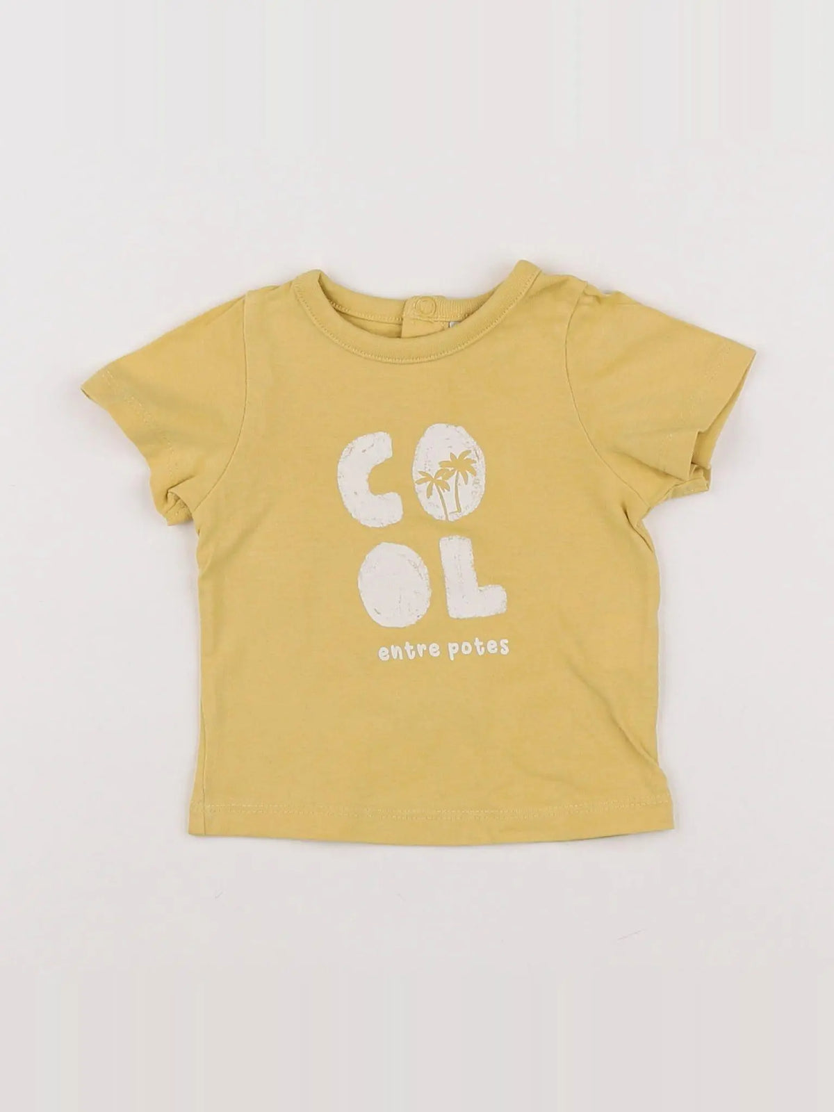 Tape à l'oeil - tee-shirt jaune - 3 mois