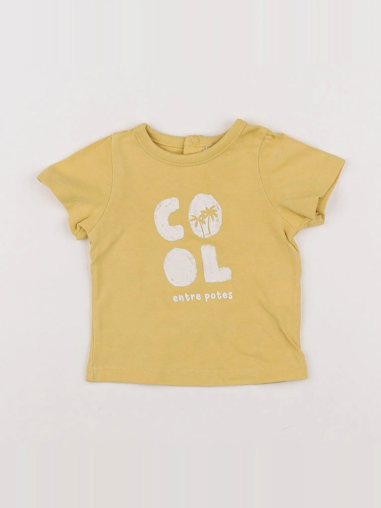 Tape à l'oeil - tee-shirt jaune - 3 mois