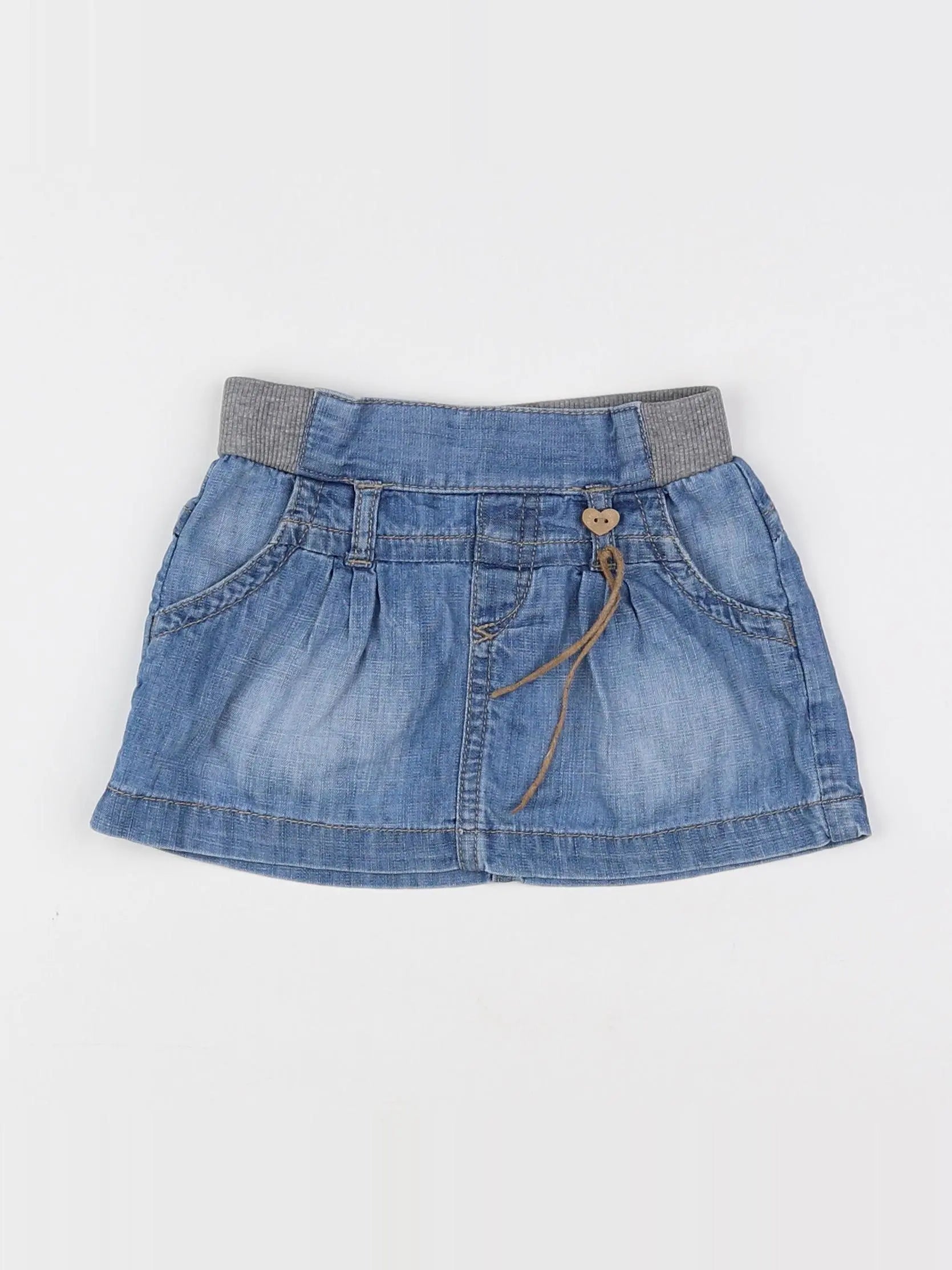 Zara - jupe bleu - 9/12 mois
