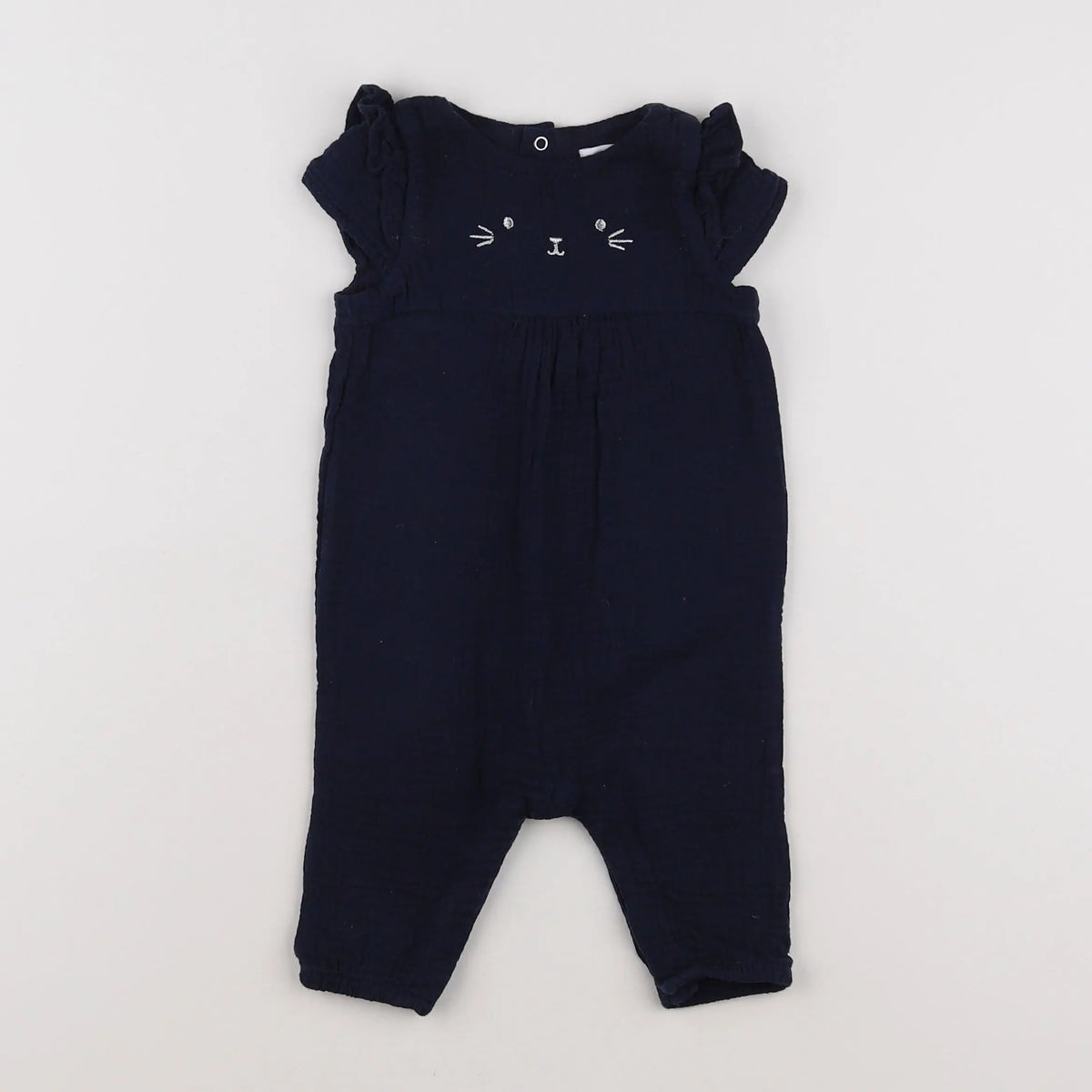 Vertbaudet - combinaison bleu - 3 mois