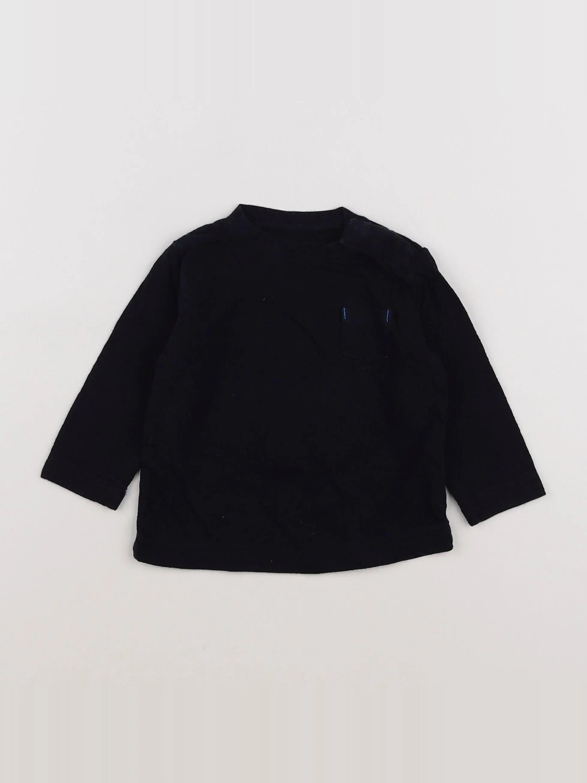 Boutchou - tee-shirt bleu - 6 mois