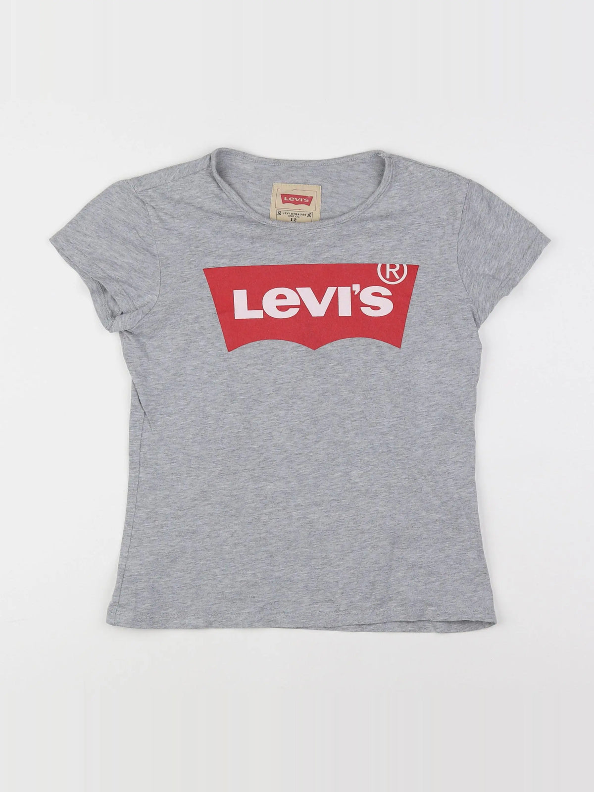 Levi's - tee-shirt gris, rouge - 12 ans