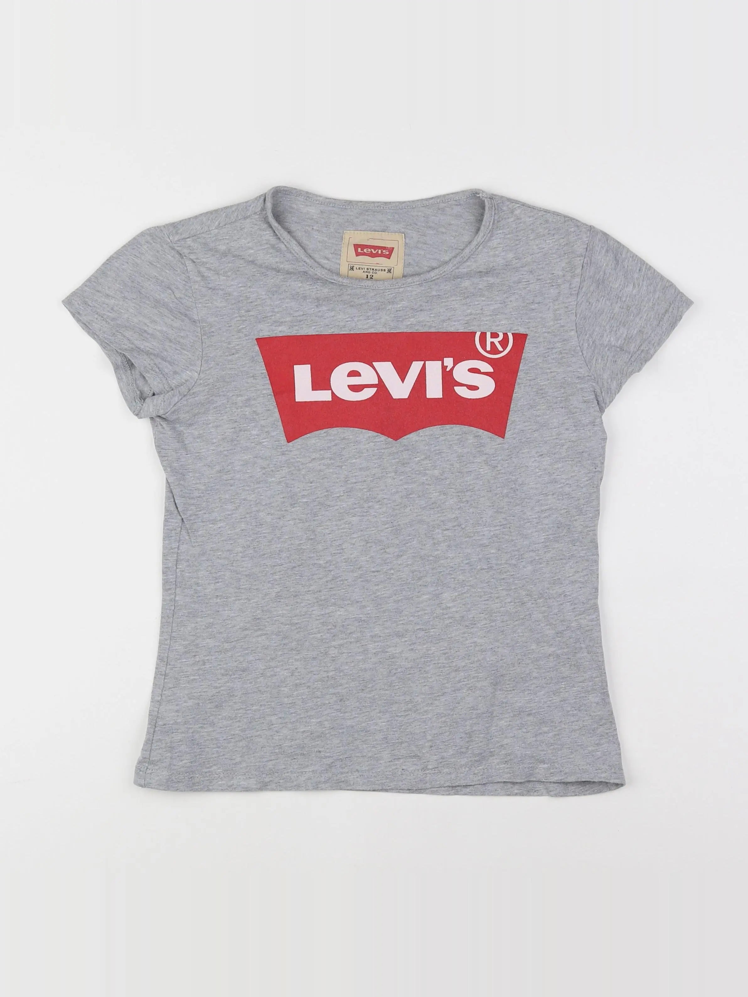 Levi's - tee-shirt gris, rouge - 12 ans
