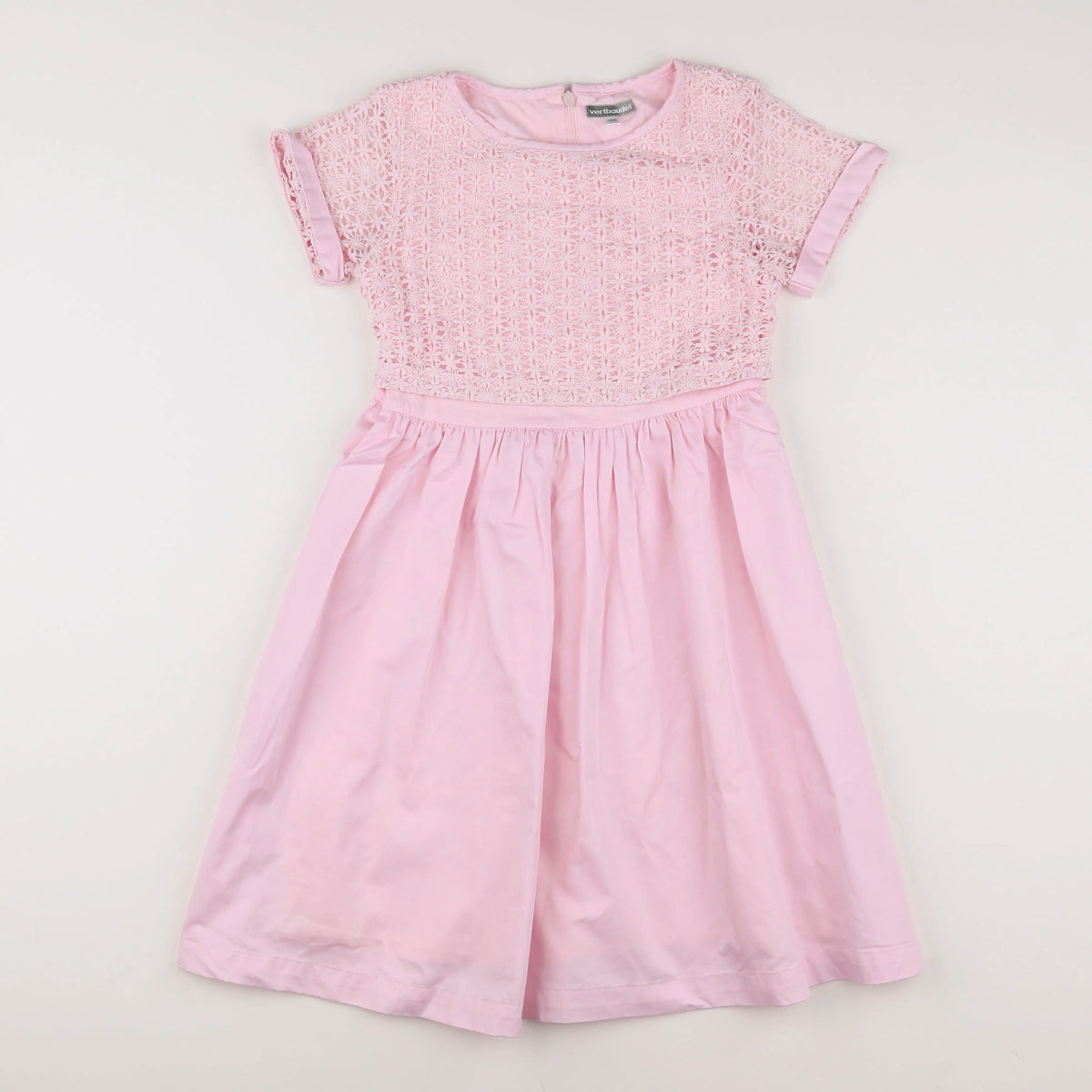 Vertbaudet - robe rose - 10 ans