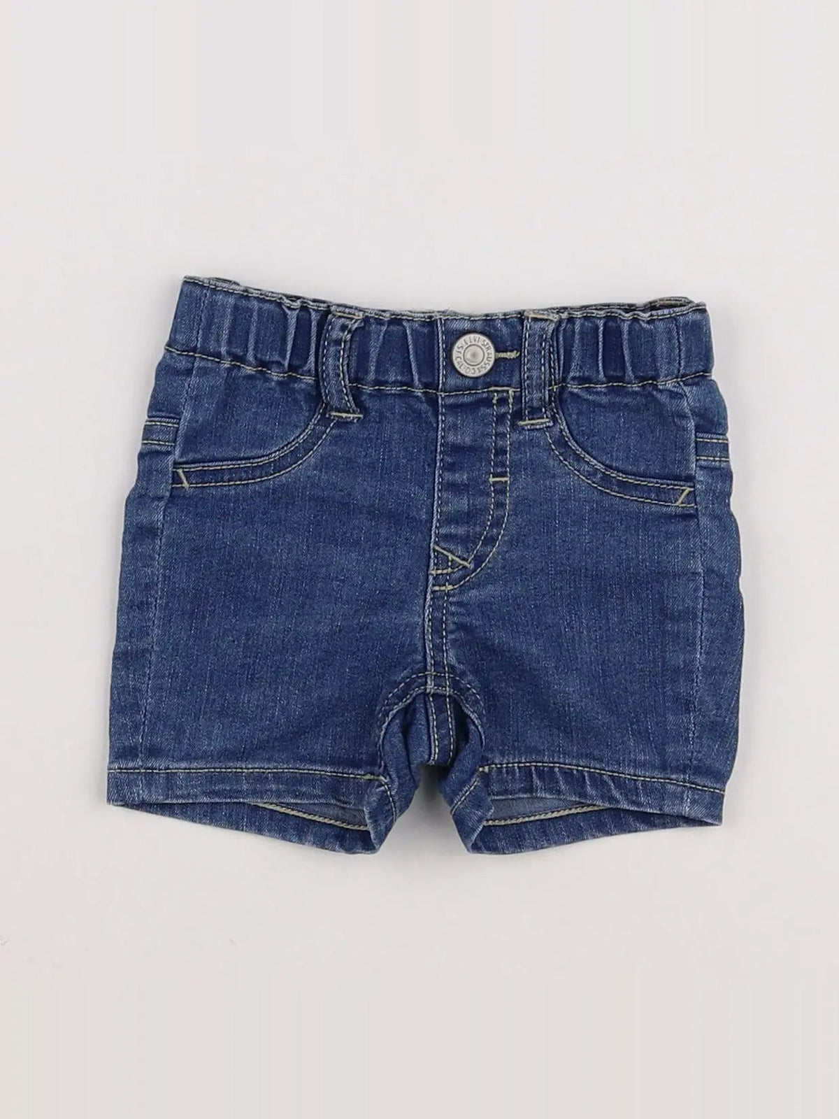 Levi's - short bleu - 6 mois