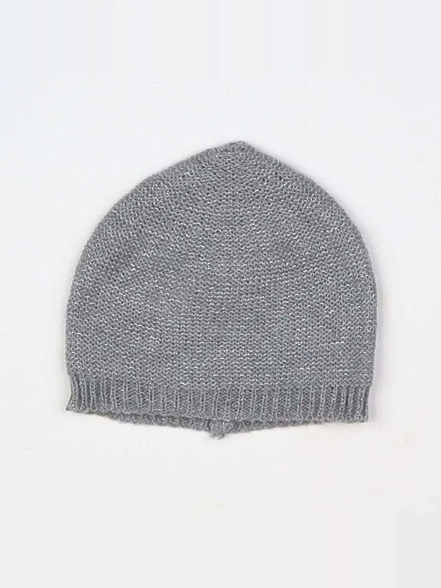 Vertbaudet - bonnet gris, argent - 6/12 mois